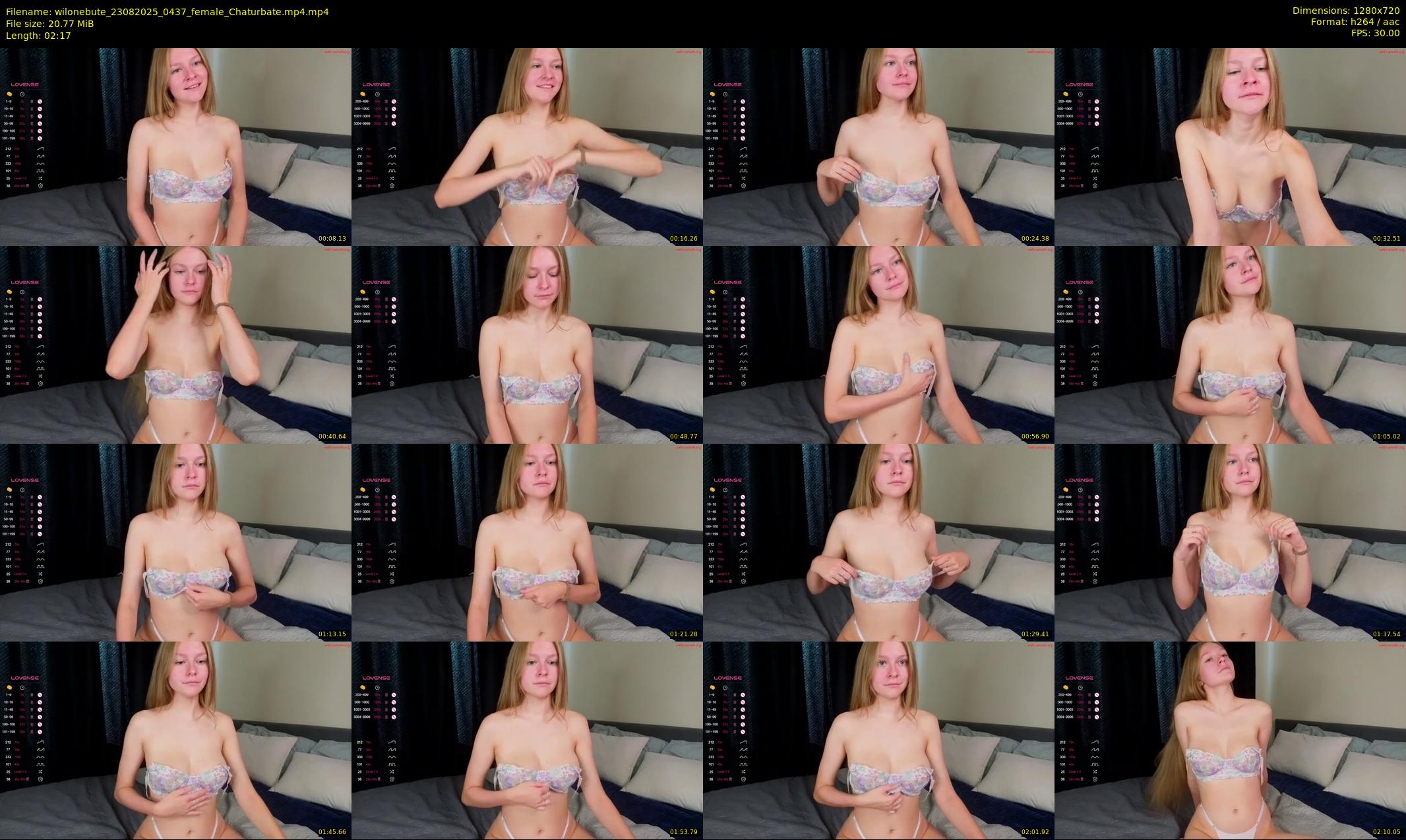 wilonebute — 3 minute Chaturbate female cam show recording, 720p, Aug 23, 2025