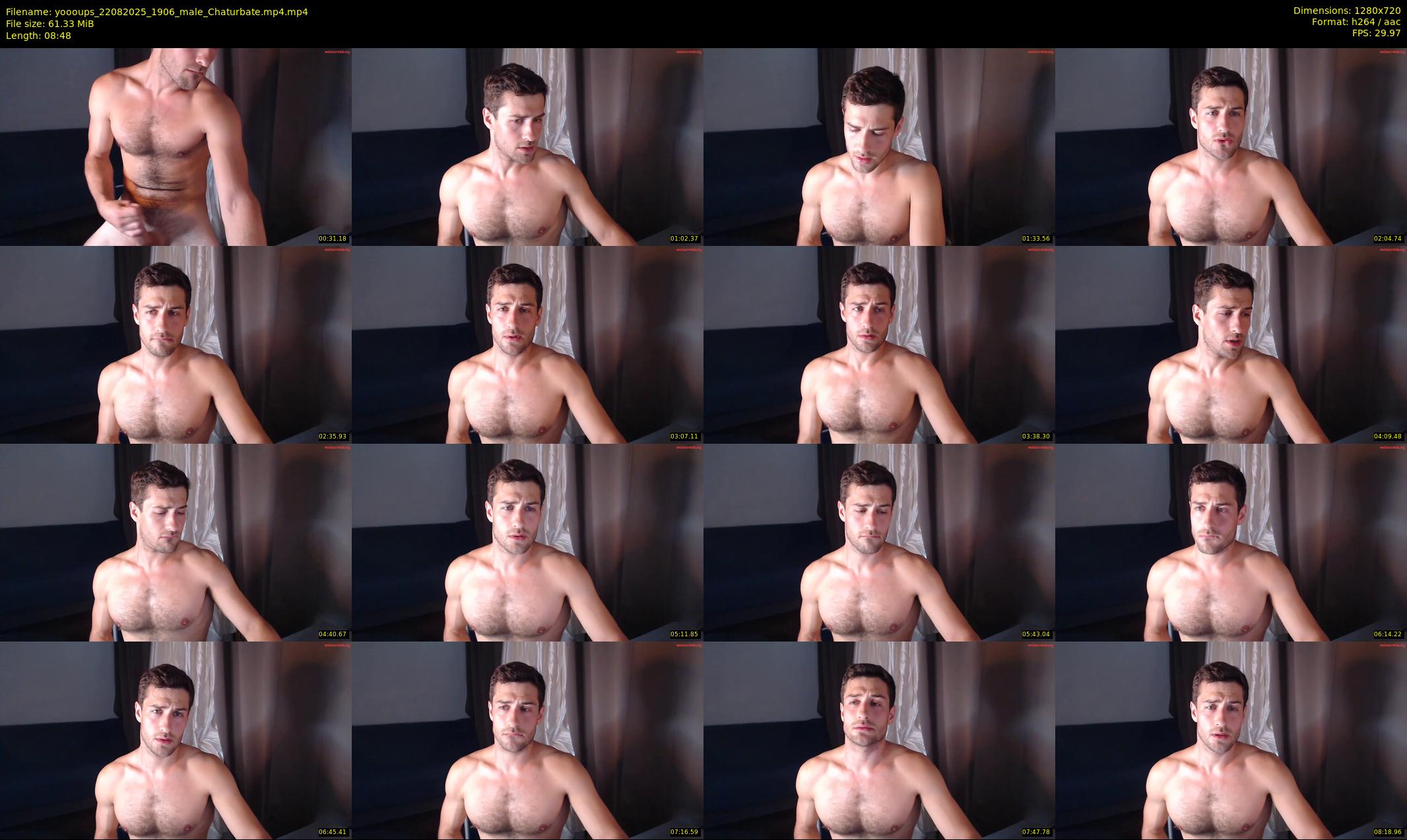yoooups — 9 minute Chaturbate male cam show recording, 720p, Aug 22, 2025