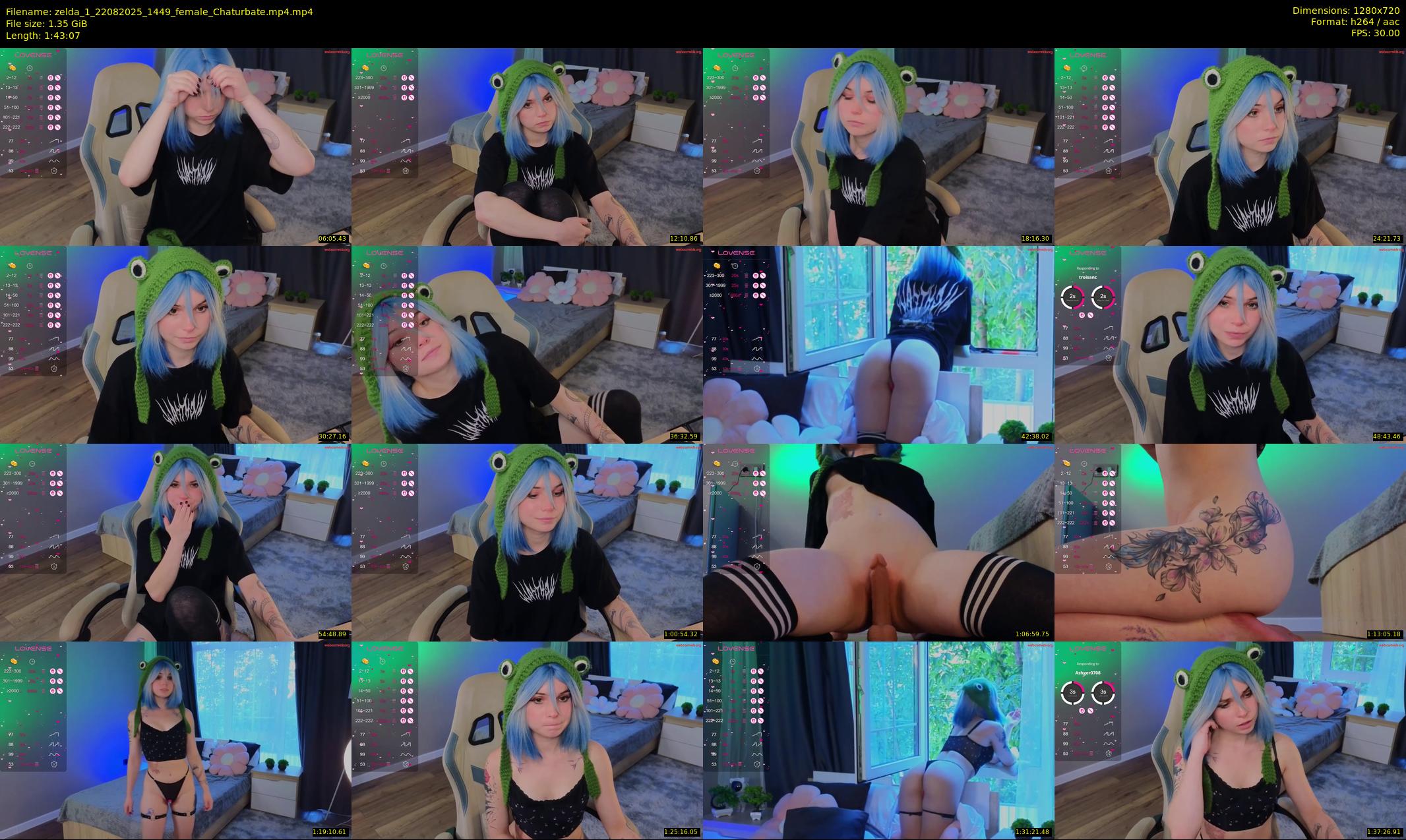 zelda_1 — 104 minute Chaturbate female cam show recording, 720p, Aug 22, 2025