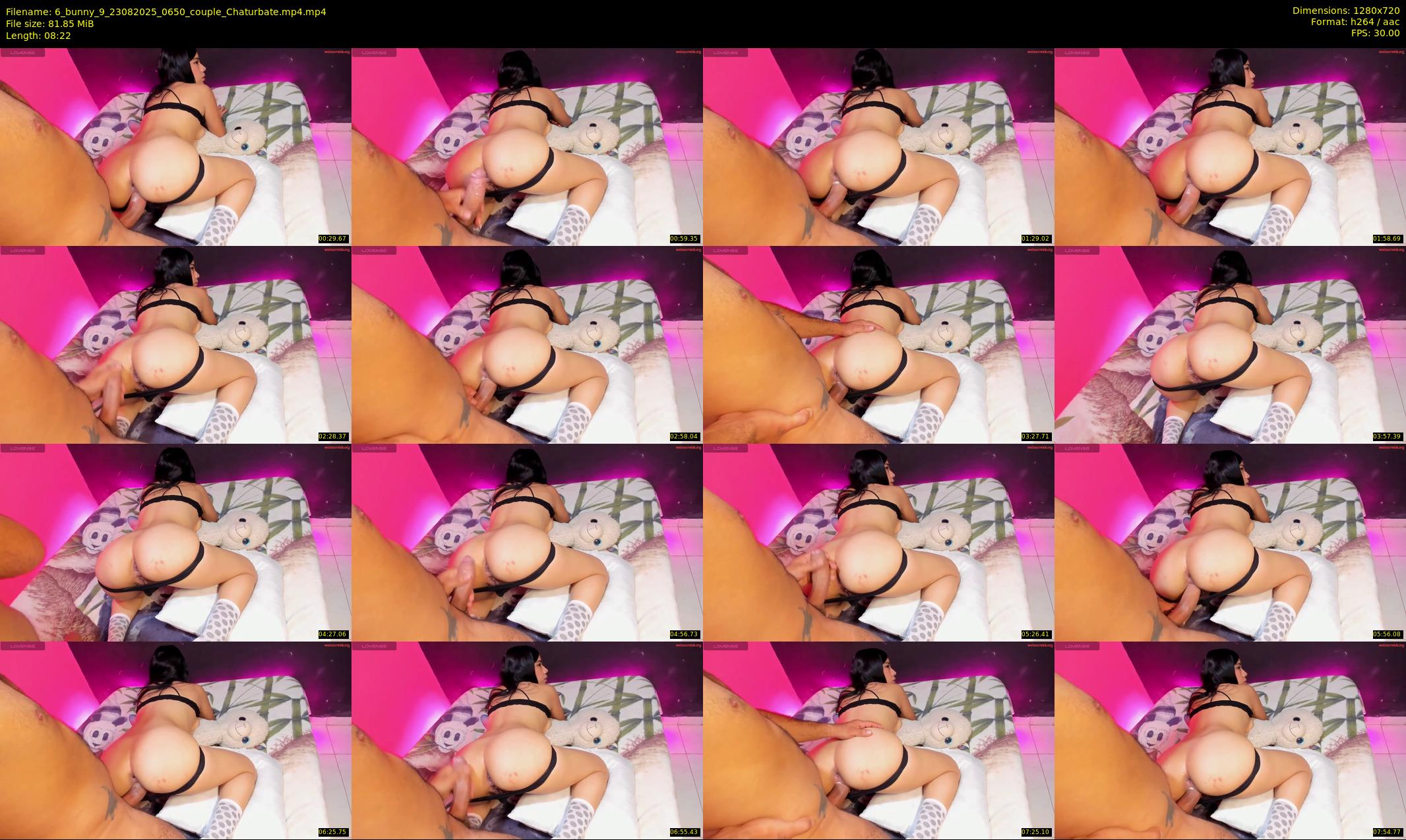 6_bunny_9 — 9 minute Chaturbate couple cam show recording, 720p, Aug 23, 2025