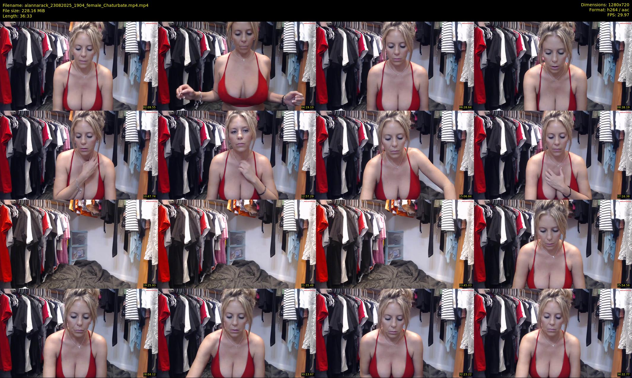 alannarack — 37 minute Chaturbate female cam show recording, 720p, Aug 23, 2025