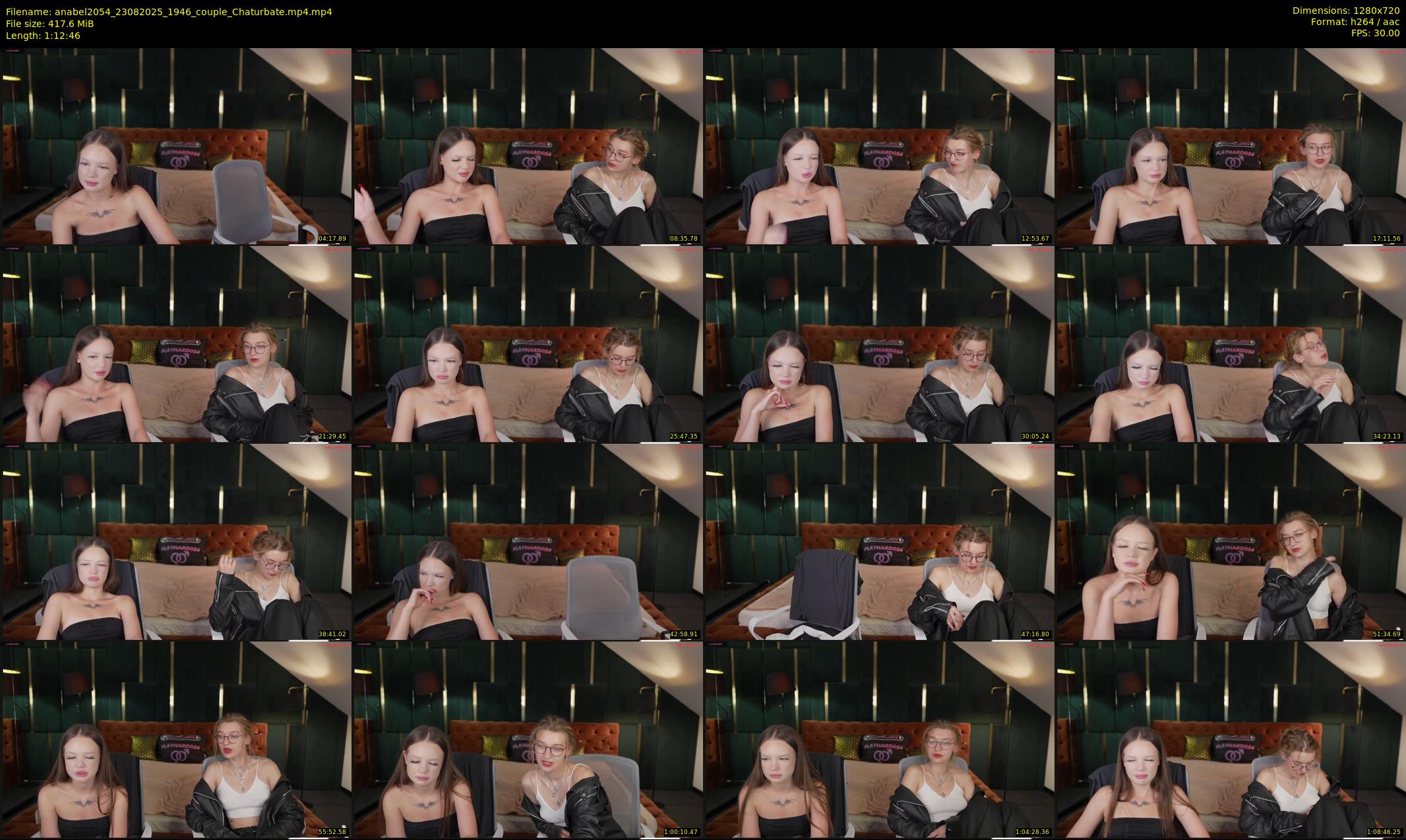 anabel2054 — 73 minute Chaturbate female cam show recording, 720p, Aug 23, 2025