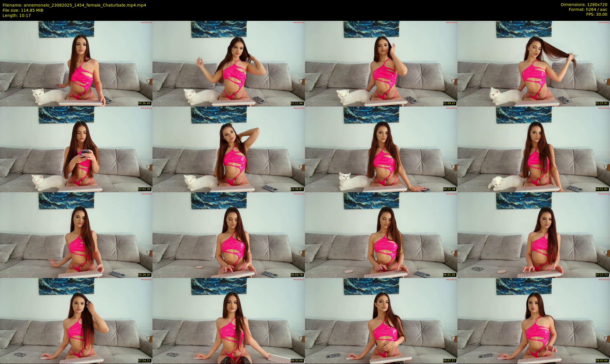 annemonalo — 11 minute Chaturbate female cam show recording, 720p, Aug 23, 2025