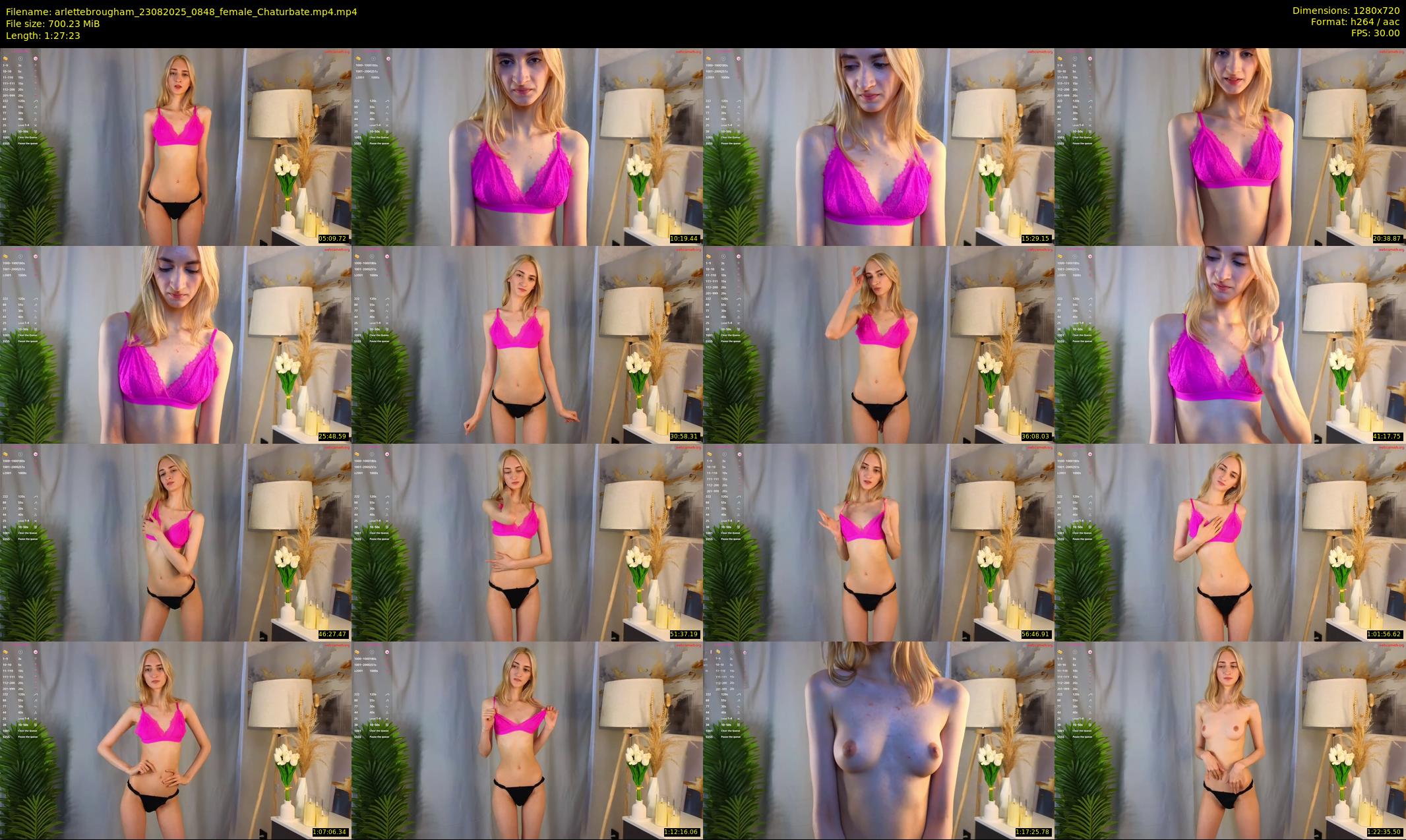 arlettebrougham — 88 minute Chaturbate female cam show recording, 720p, Aug 23, 2025