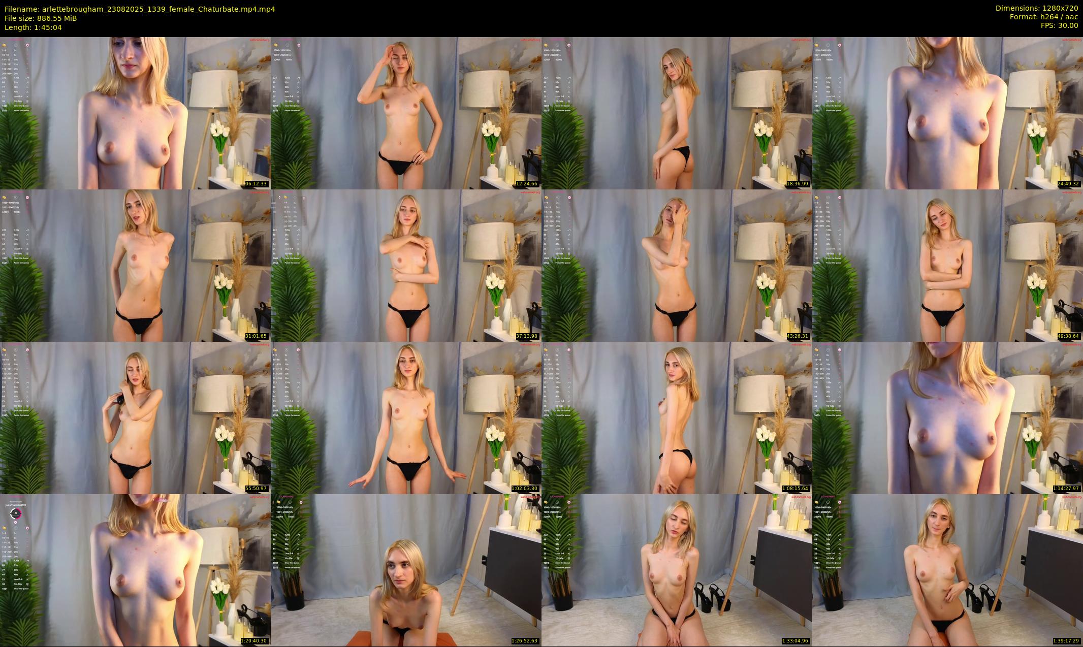 arlettebrougham — 106 minute Chaturbate female cam show recording, 720p, Aug 23, 2025