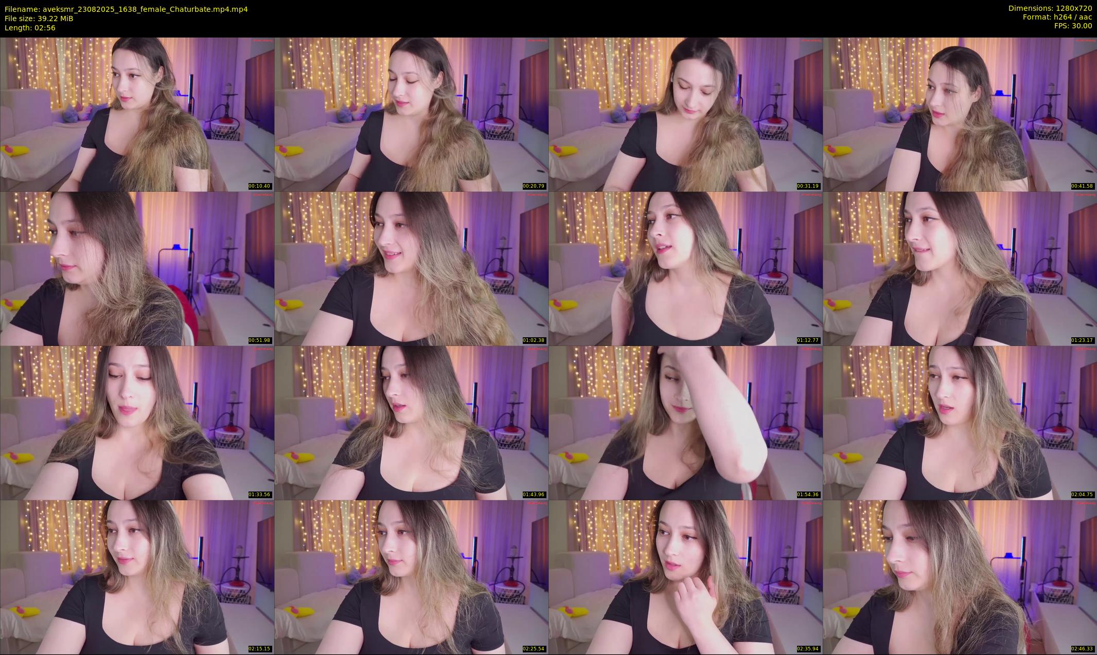 aveksmr — 3 minute Chaturbate couple cam show recording, 720p, Aug 23, 2025
