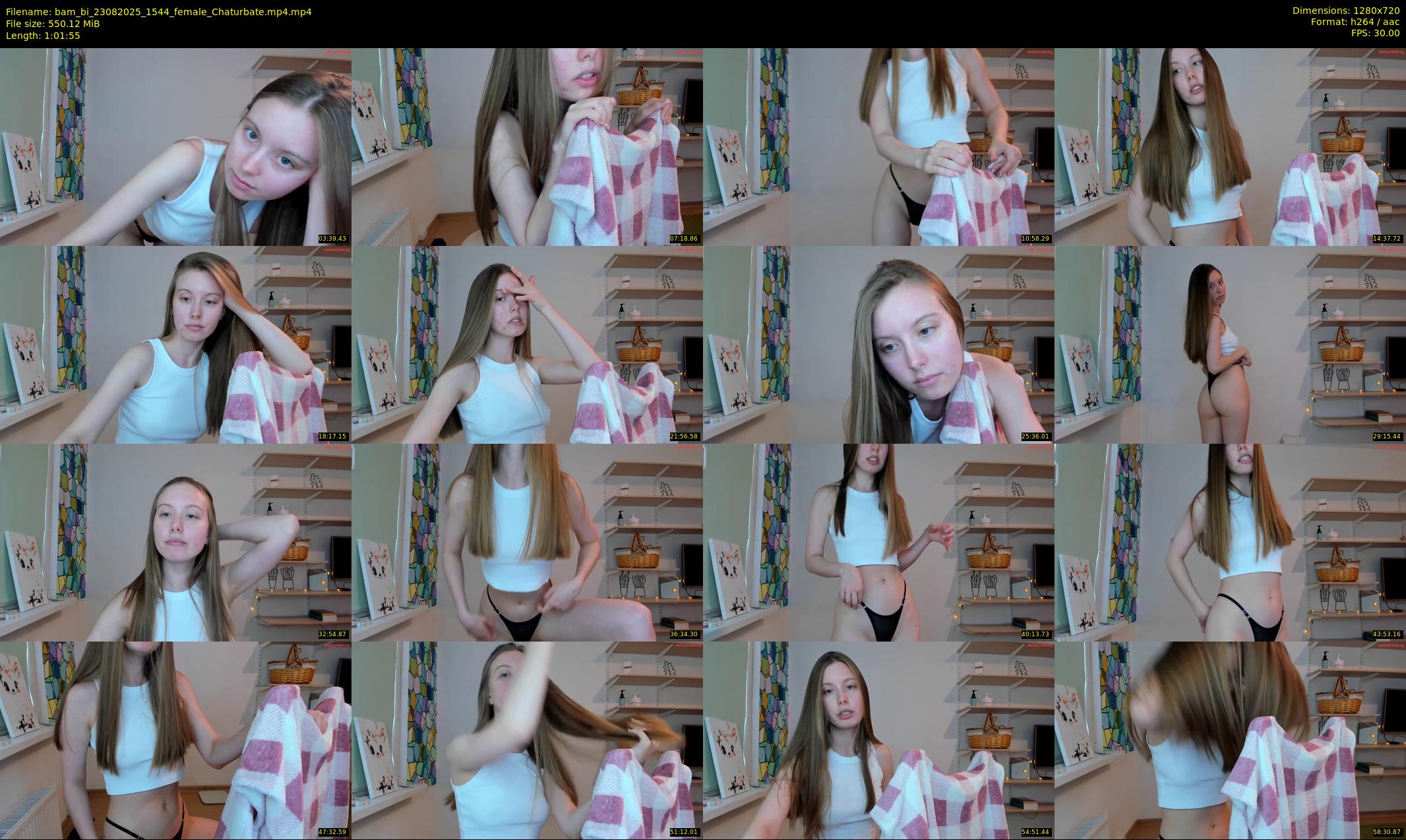 bam_bi — 62 minute Chaturbate female cam show recording, 720p, Aug 23, 2025