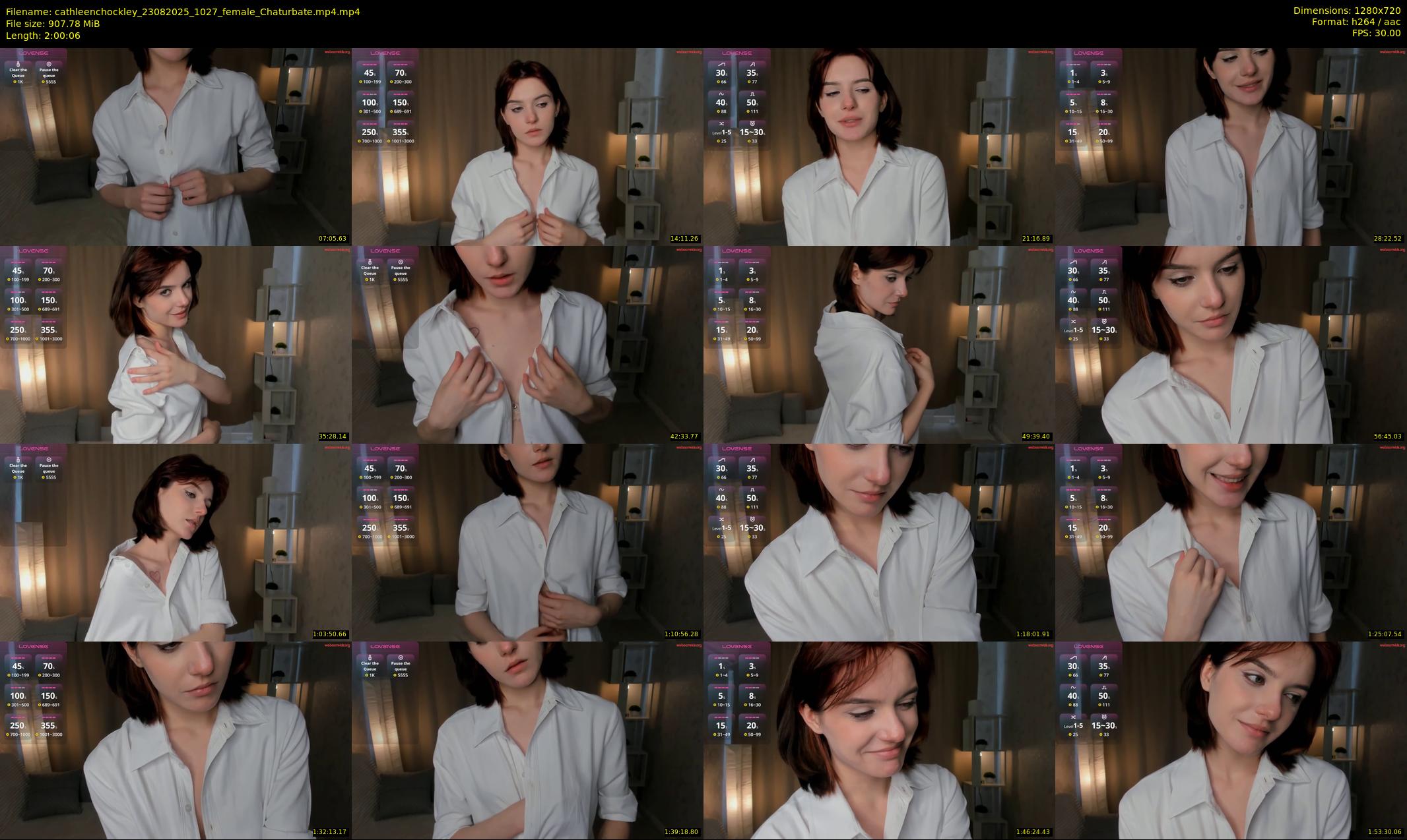 cathleenchockley — 121 minute Chaturbate female cam show recording, 720p, Aug 23, 2025