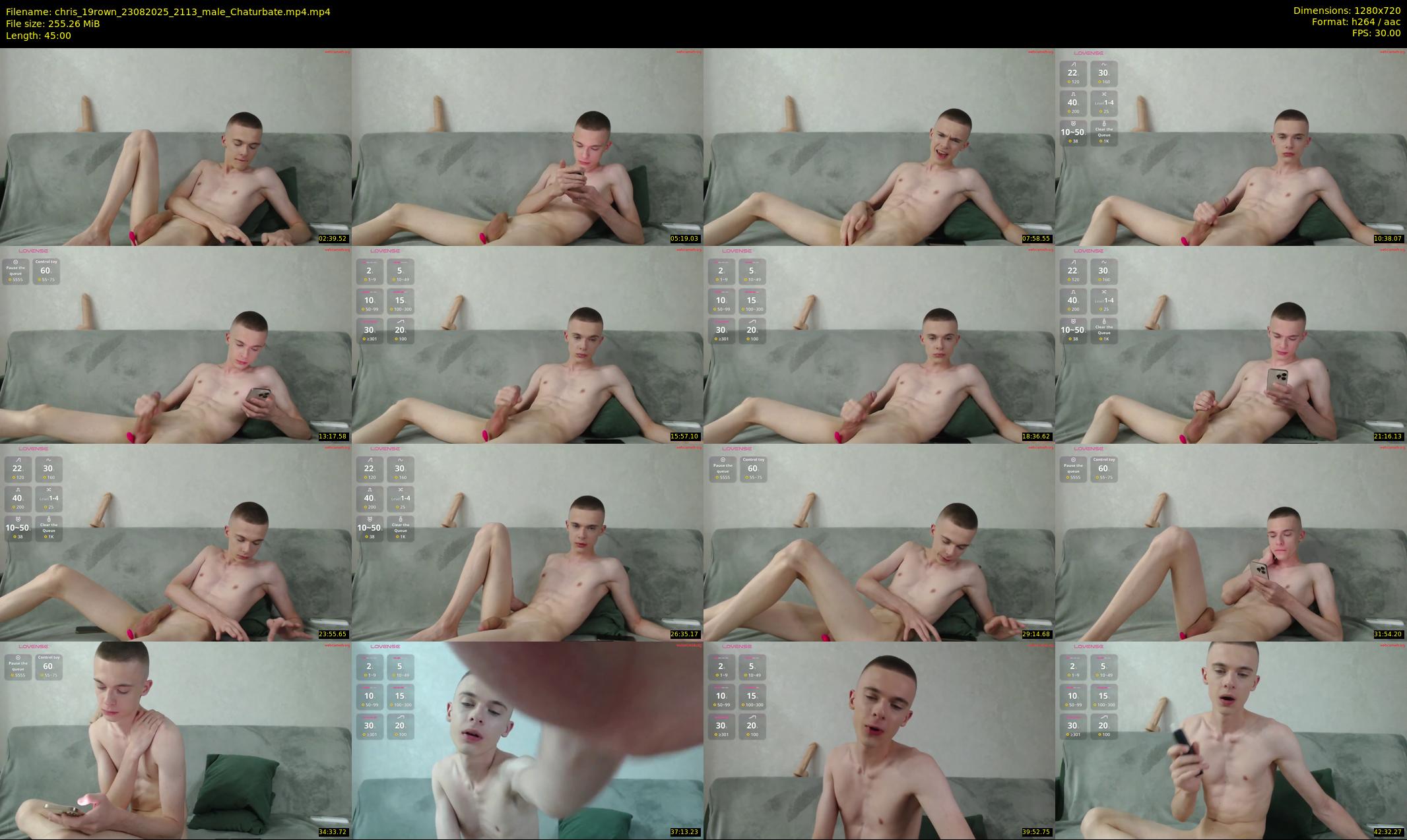chris_19rown — 45 minute Chaturbate male cam show recording, 720p, Aug 23, 2025