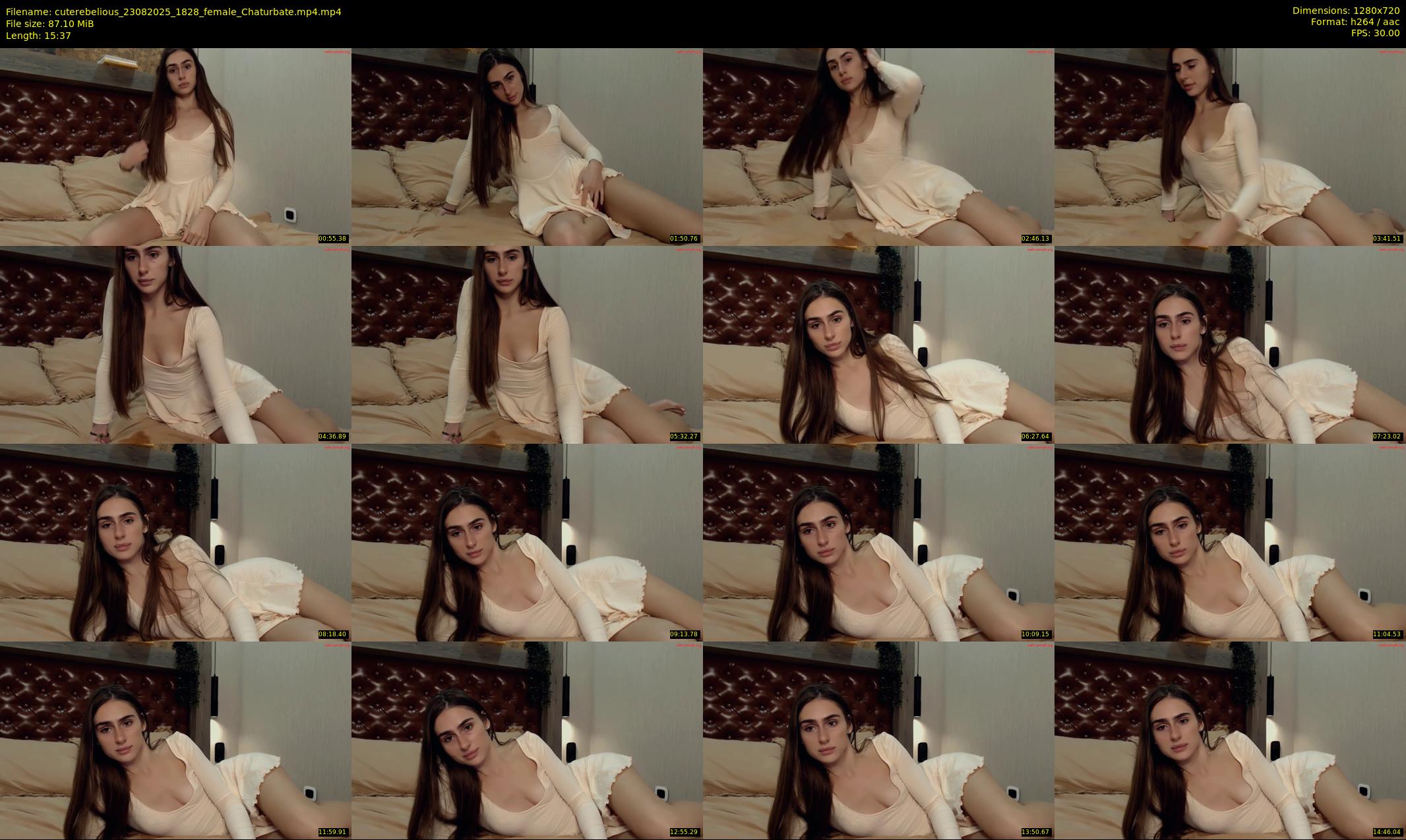 cuterebelious — 16 minute Chaturbate female cam show recording, 720p, Aug 23, 2025