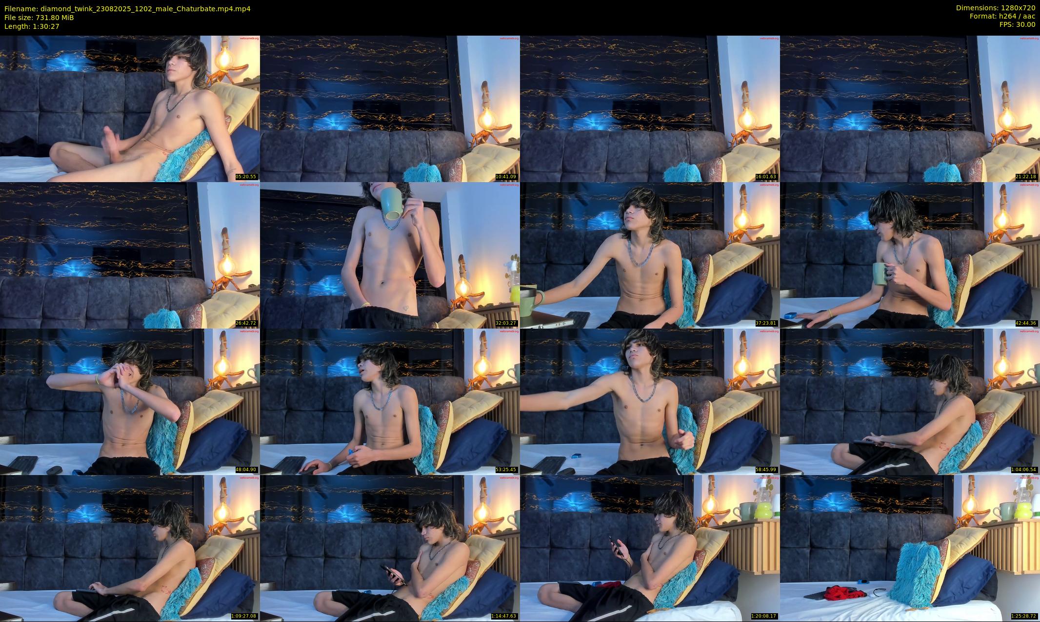 diamond_twink — 91 minute Chaturbate male cam show recording, 720p, Aug 23, 2025