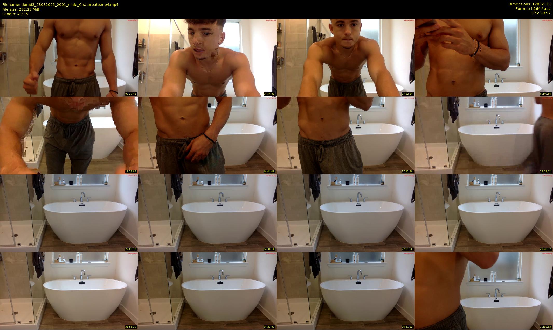 domd3 — 42 minute Chaturbate male cam show recording, 720p, Aug 23, 2025