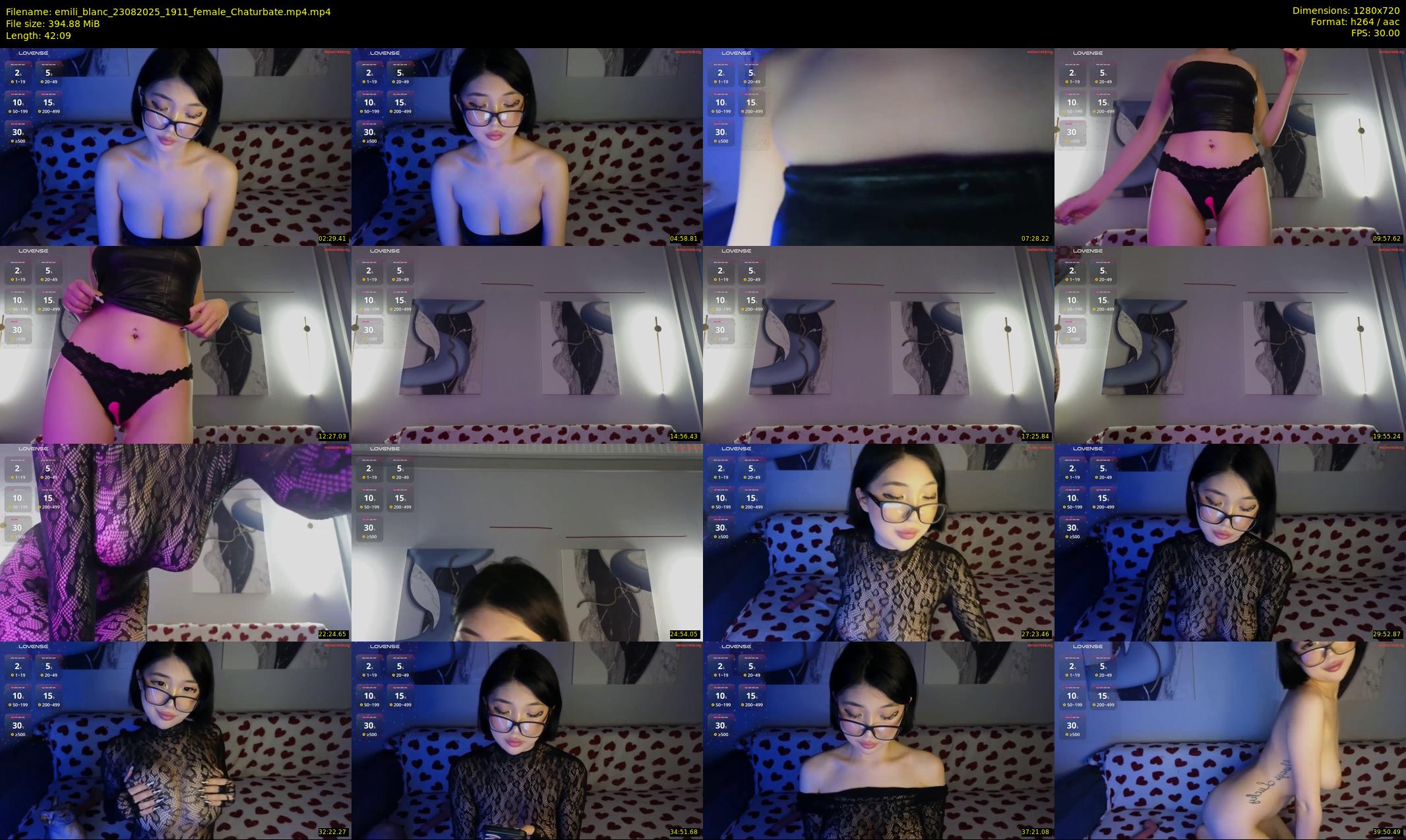 emili_blanc — 43 minute Chaturbate female cam show recording, 720p, Aug 23, 2025