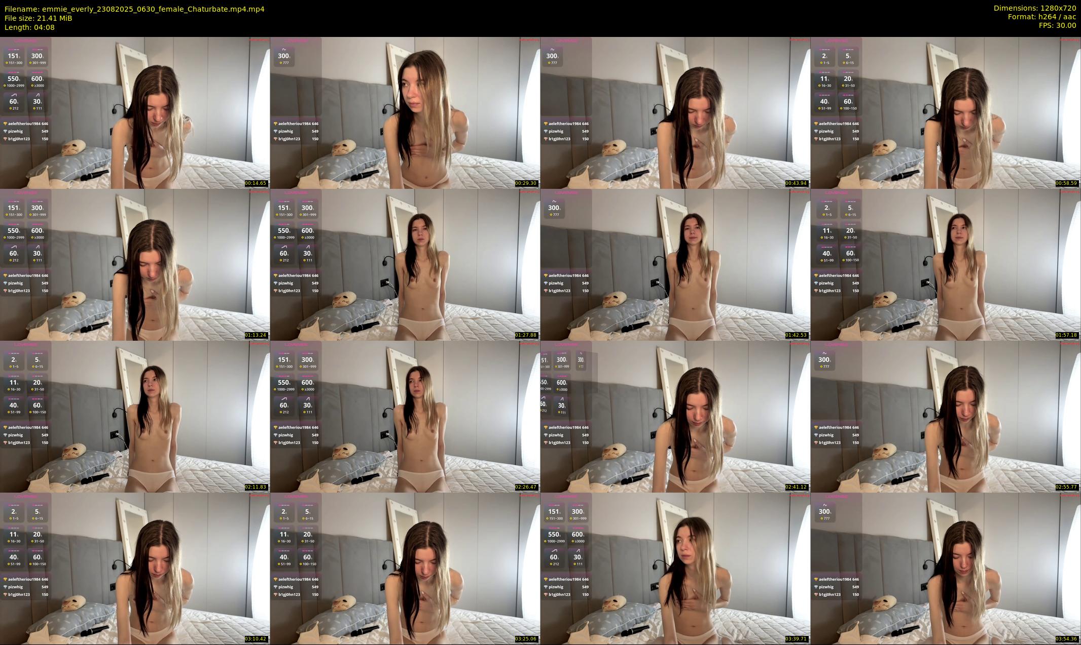 emmie_everly — 5 minute Chaturbate female cam show recording, 720p, Aug 23, 2025