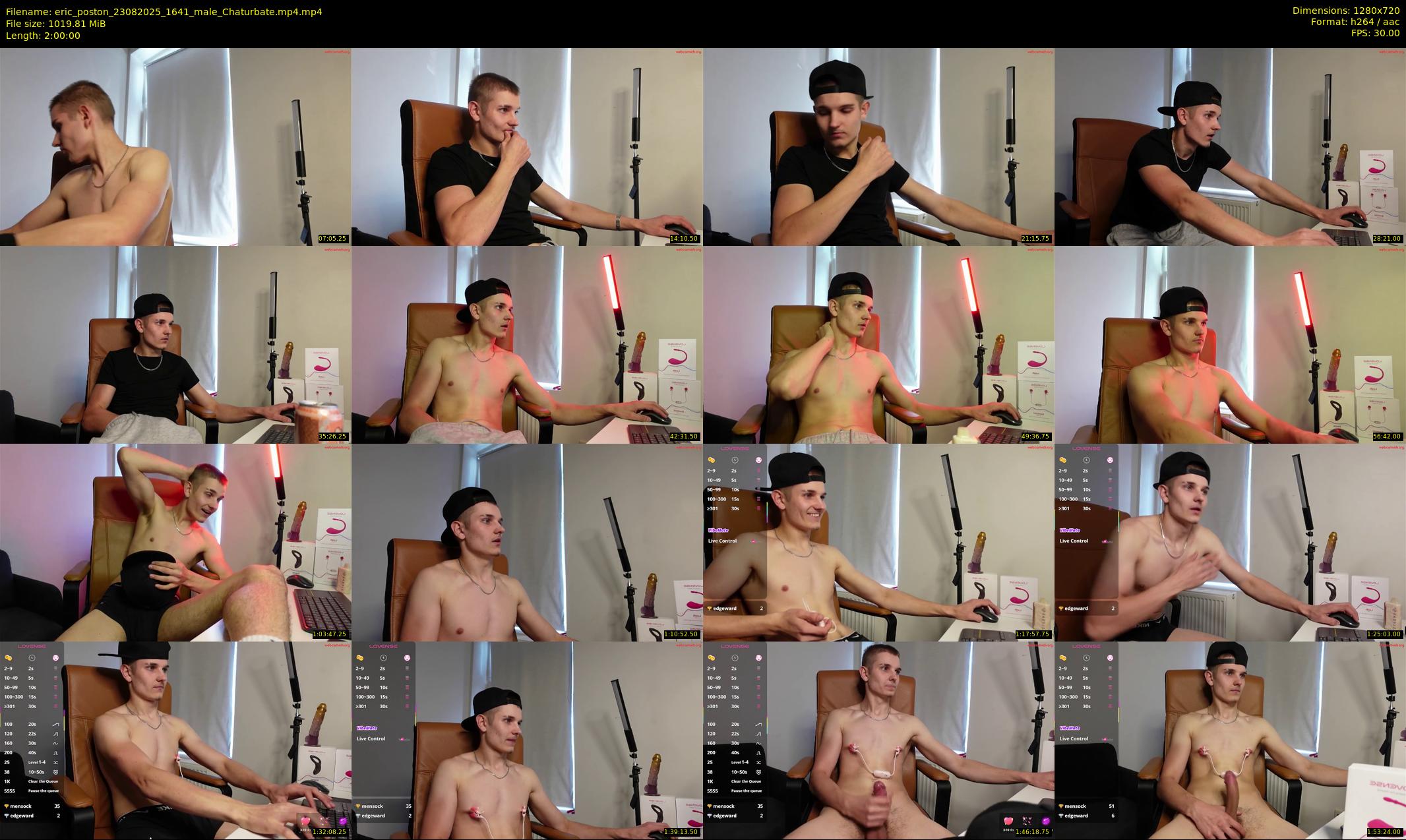 eric_poston — 120 minute Chaturbate male cam show recording, 720p, Aug 23, 2025