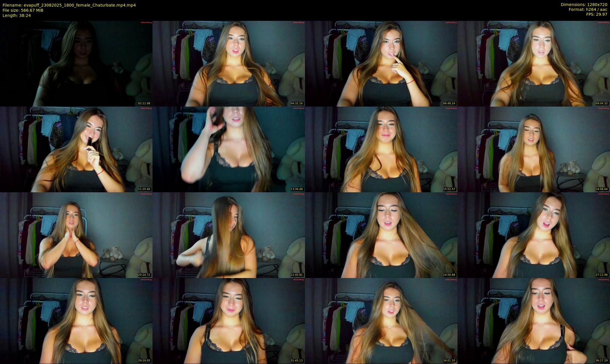 evapuff — 39 minute Chaturbate female cam show recording, 720p, Aug 23, 2025