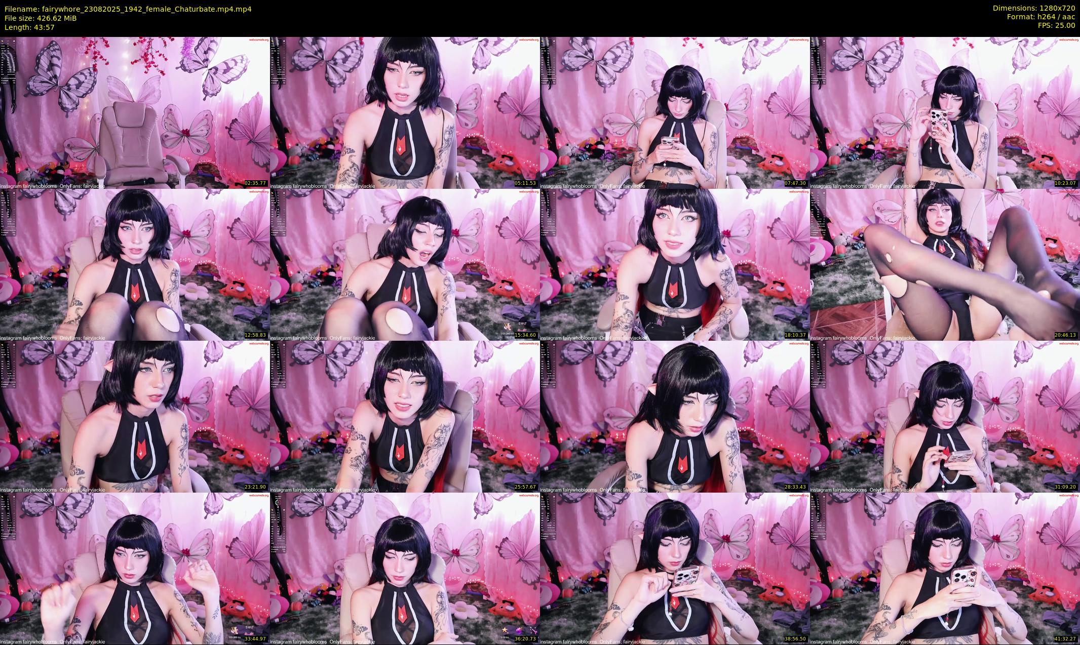 fairywhore — 44 minute Chaturbate female cam show recording, 720p, Aug 23, 2025