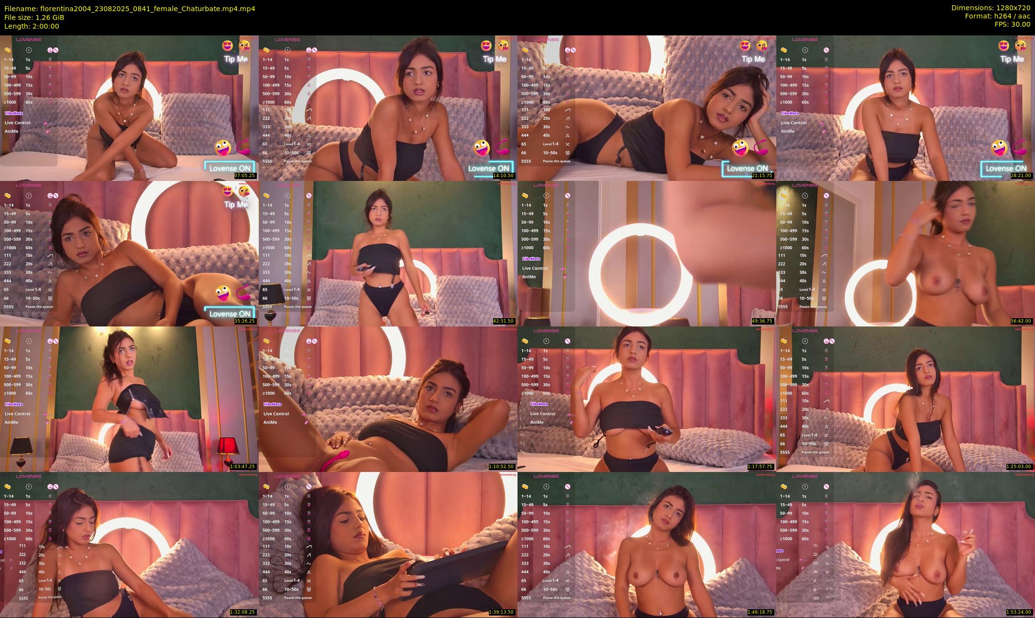 florentina2004 — 120 minute Chaturbate female cam show recording, 720p, Aug 23, 2025