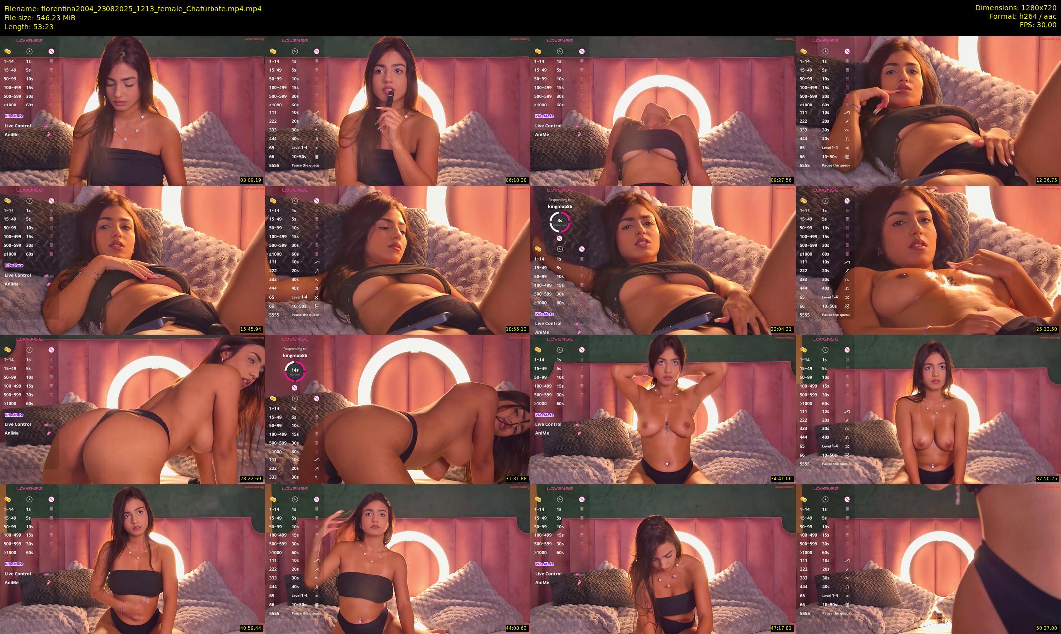 florentina2004 — 54 minute Chaturbate female cam show recording, 720p, Aug 23, 2025