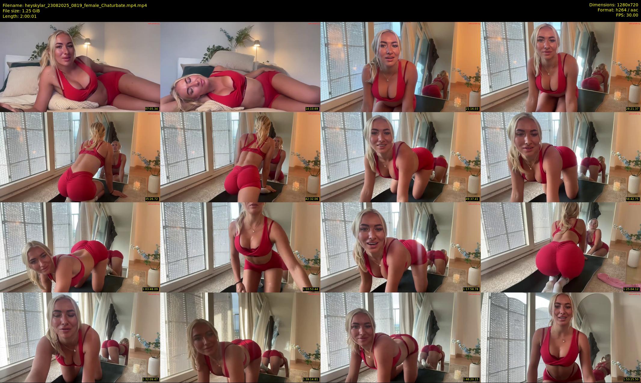 heyskylar — 121 minute Chaturbate female cam show recording, 720p, Aug 23, 2025