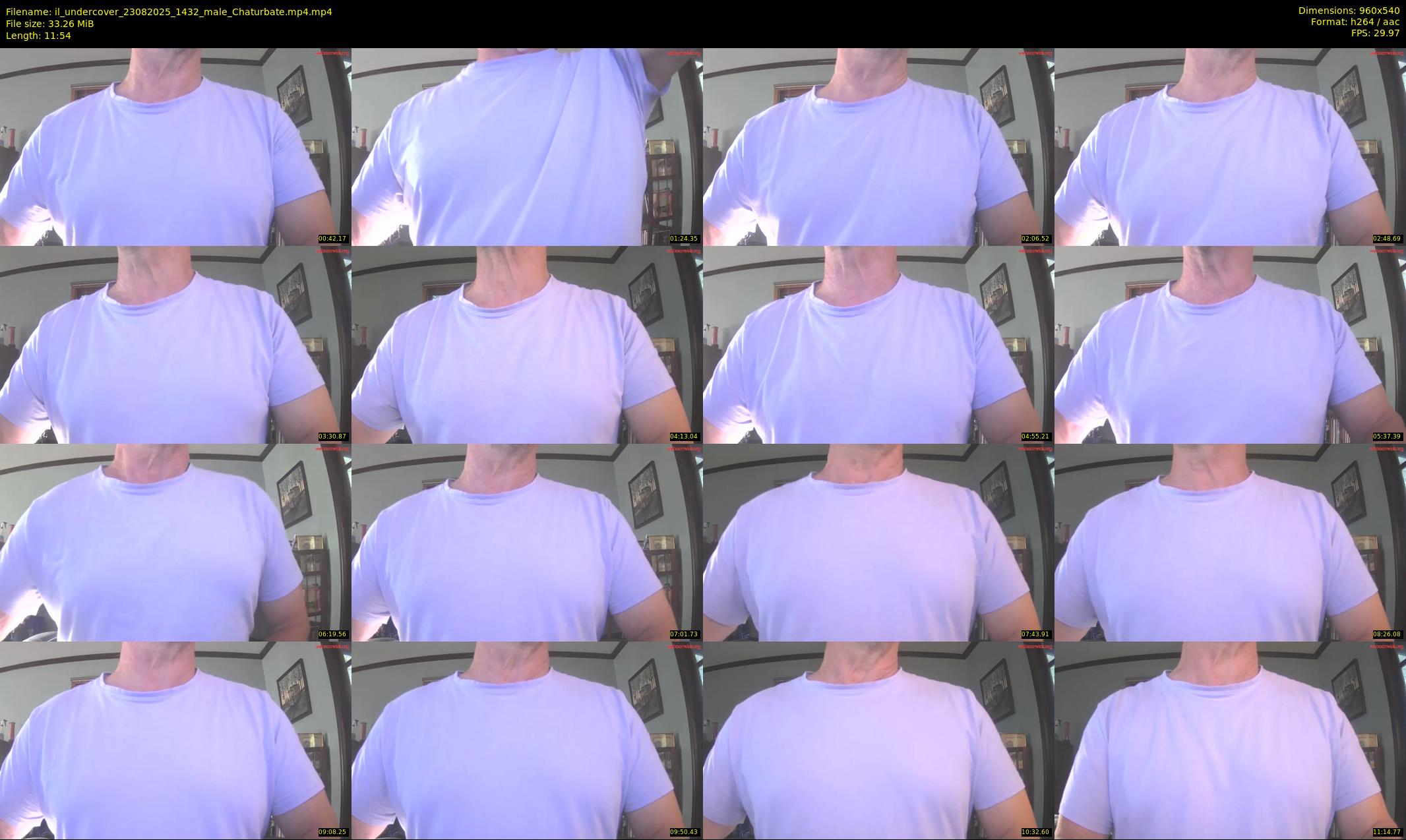 il_undercover — 12 minute Chaturbate male cam show recording, 480p, Aug 23, 2025