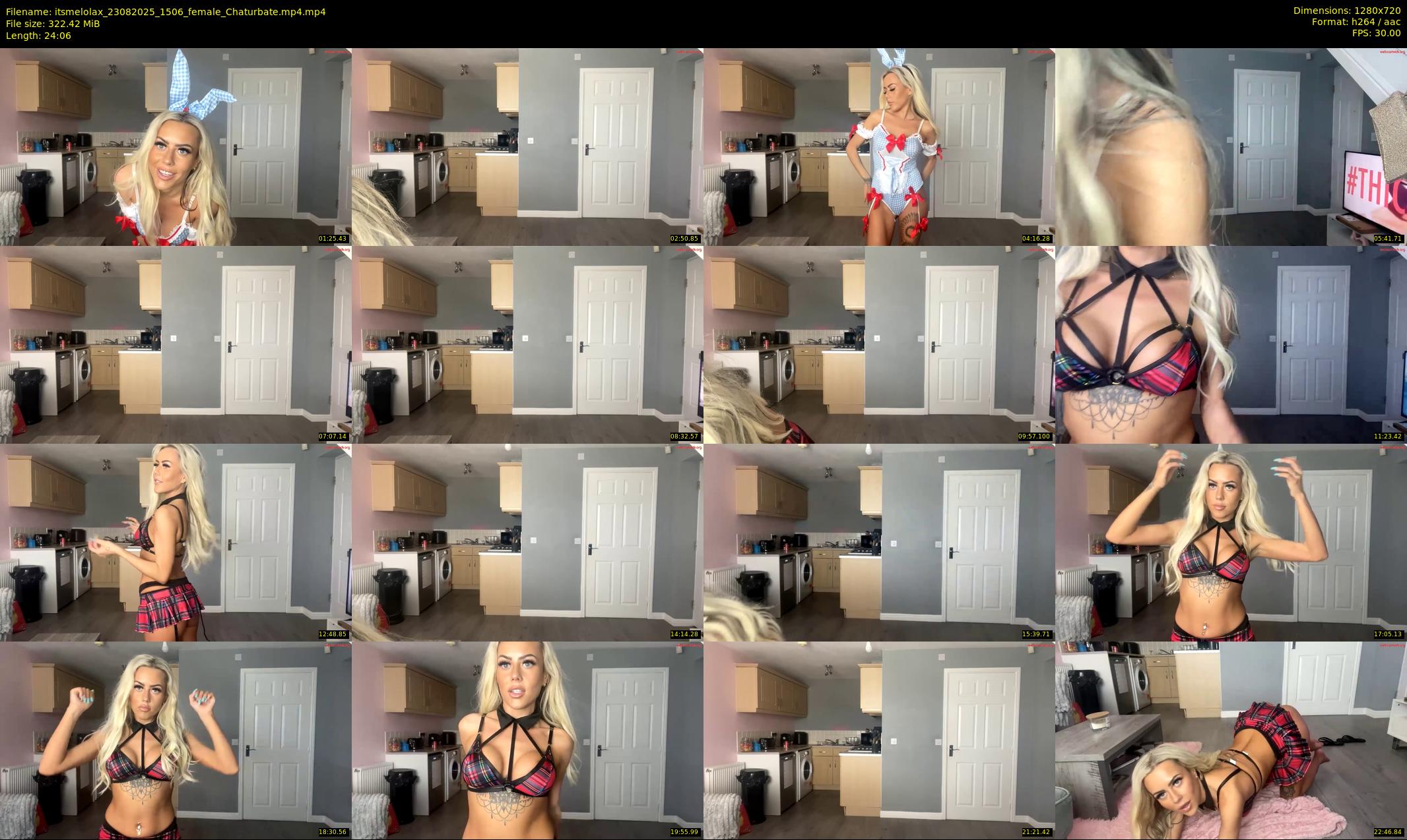itsmelolax — 25 minute Chaturbate female cam show recording, 720p, Aug 23, 2025
