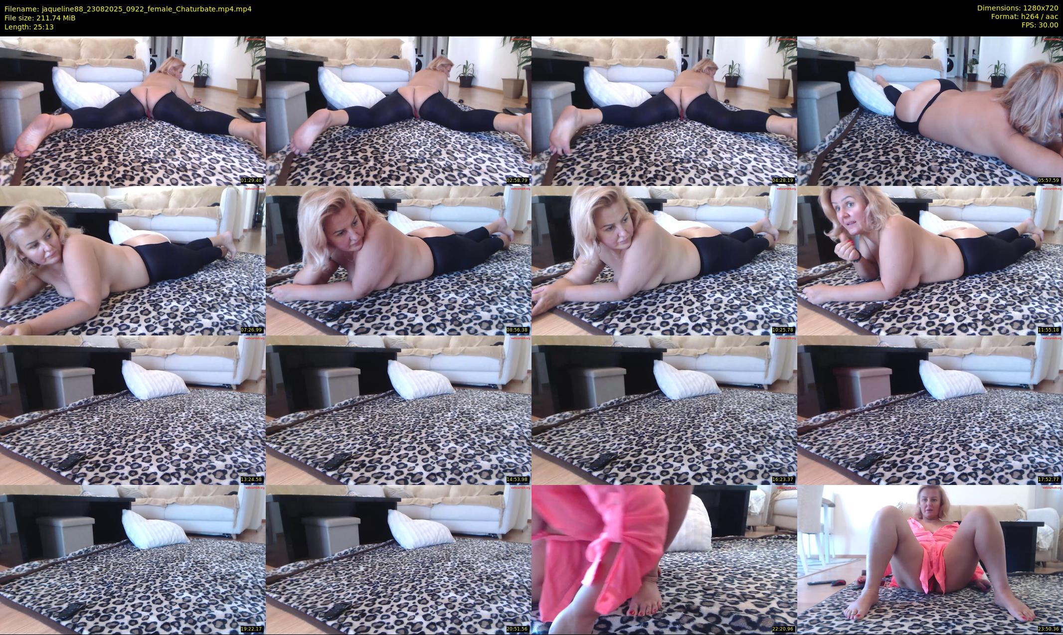 jaqueline88 — 26 minute Chaturbate female cam show recording, 720p, Aug 23, 2025