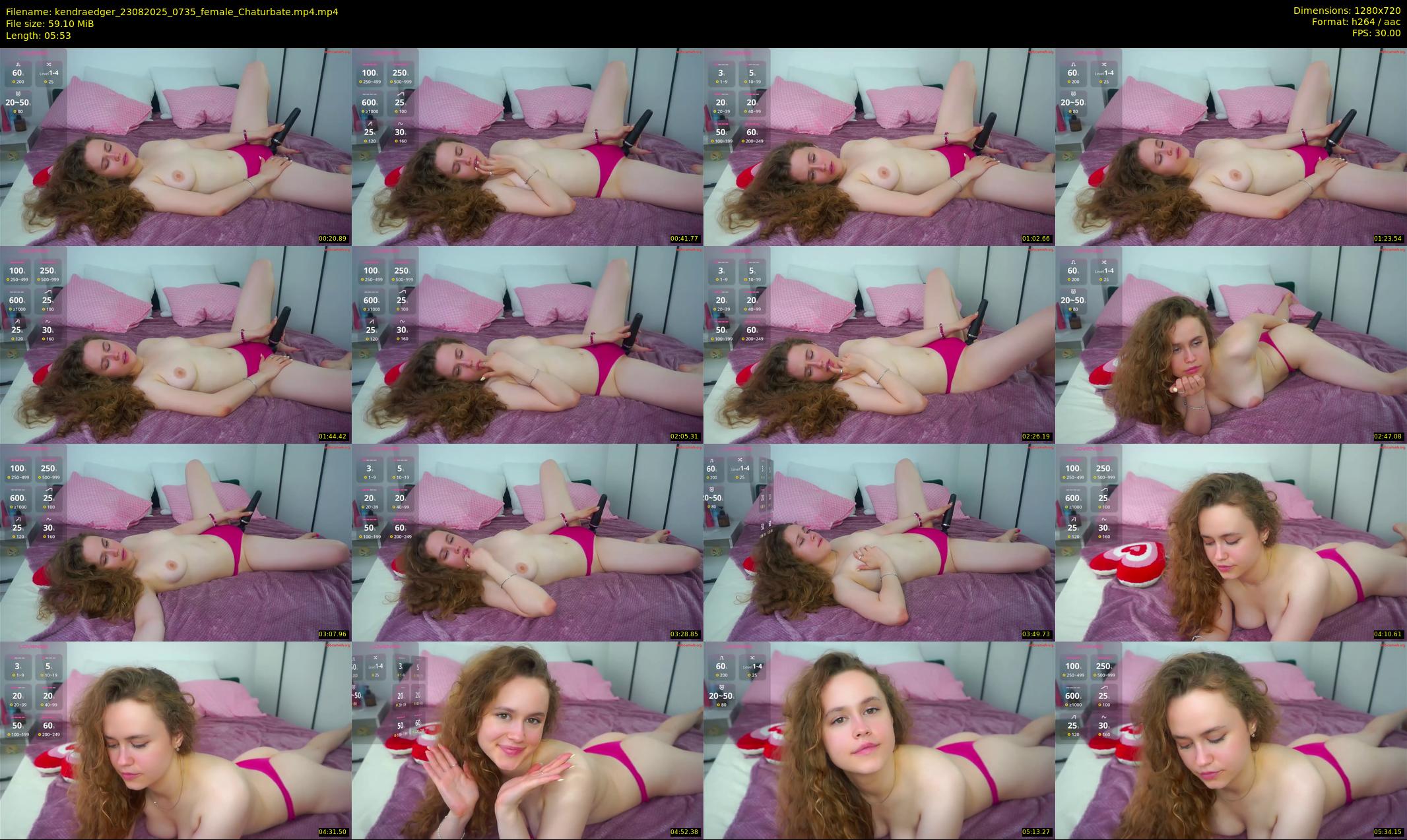 kendraedger — 6 minute Chaturbate female cam show recording, 720p, Aug 23, 2025