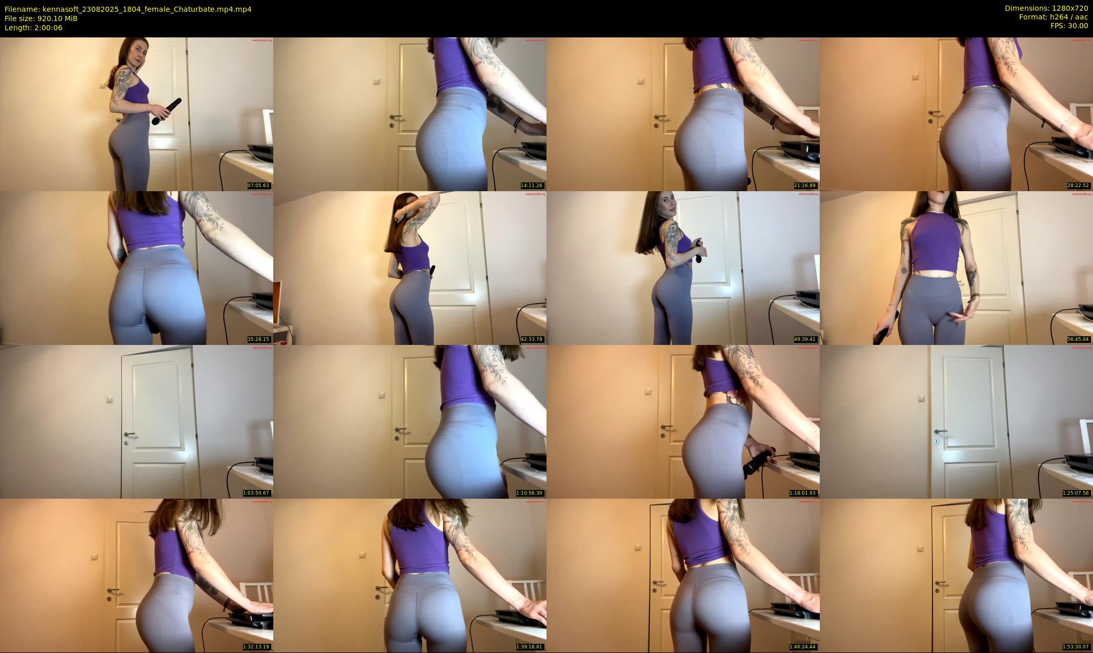 kennasoft — 121 minute Chaturbate female cam show recording, 720p, Aug 23, 2025