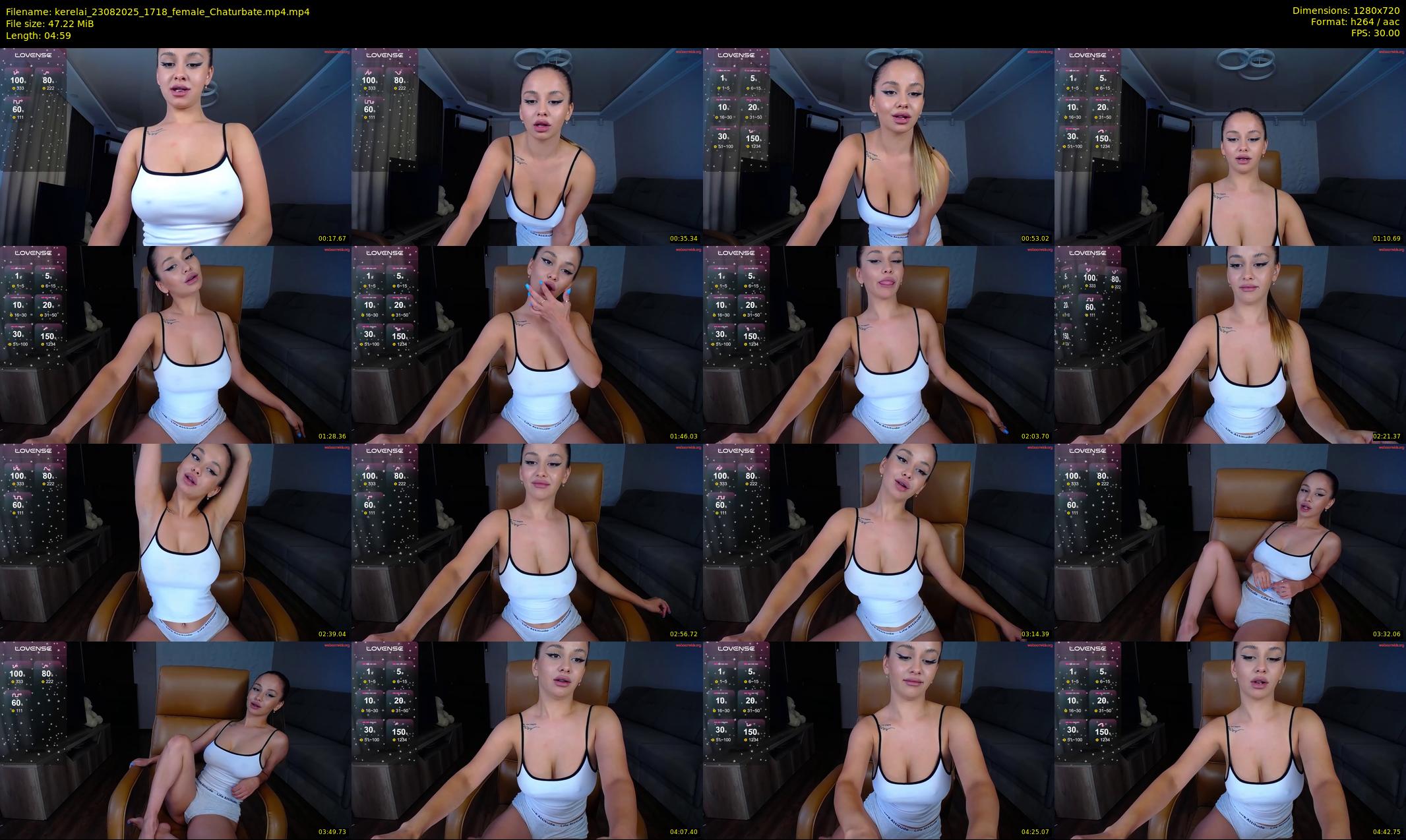 kerelai — 5 minute Chaturbate female cam show recording, 720p, Aug 23, 2025