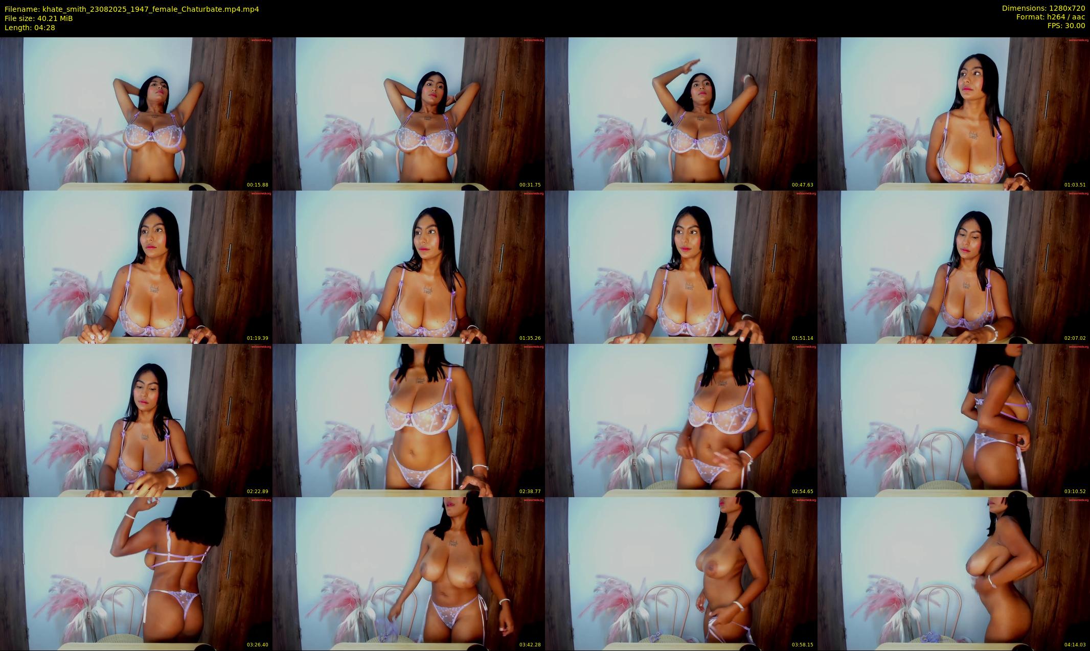 khate_smith — 5 minute Chaturbate female cam show recording, 720p, Aug 23, 2025