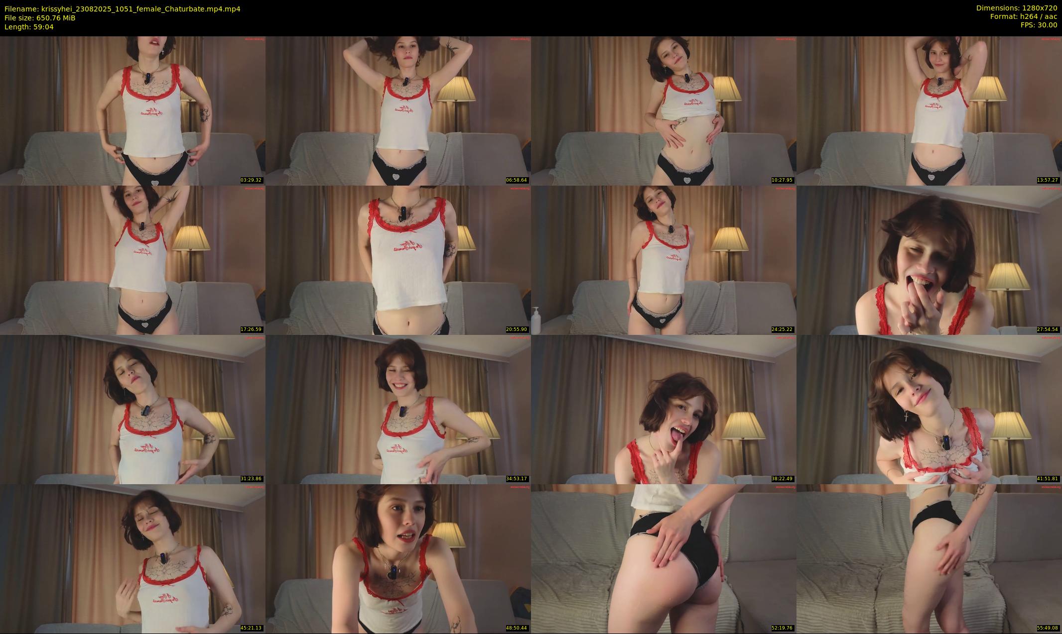 krissyhei — 60 minute Chaturbate female cam show recording, 720p, Aug 23, 2025