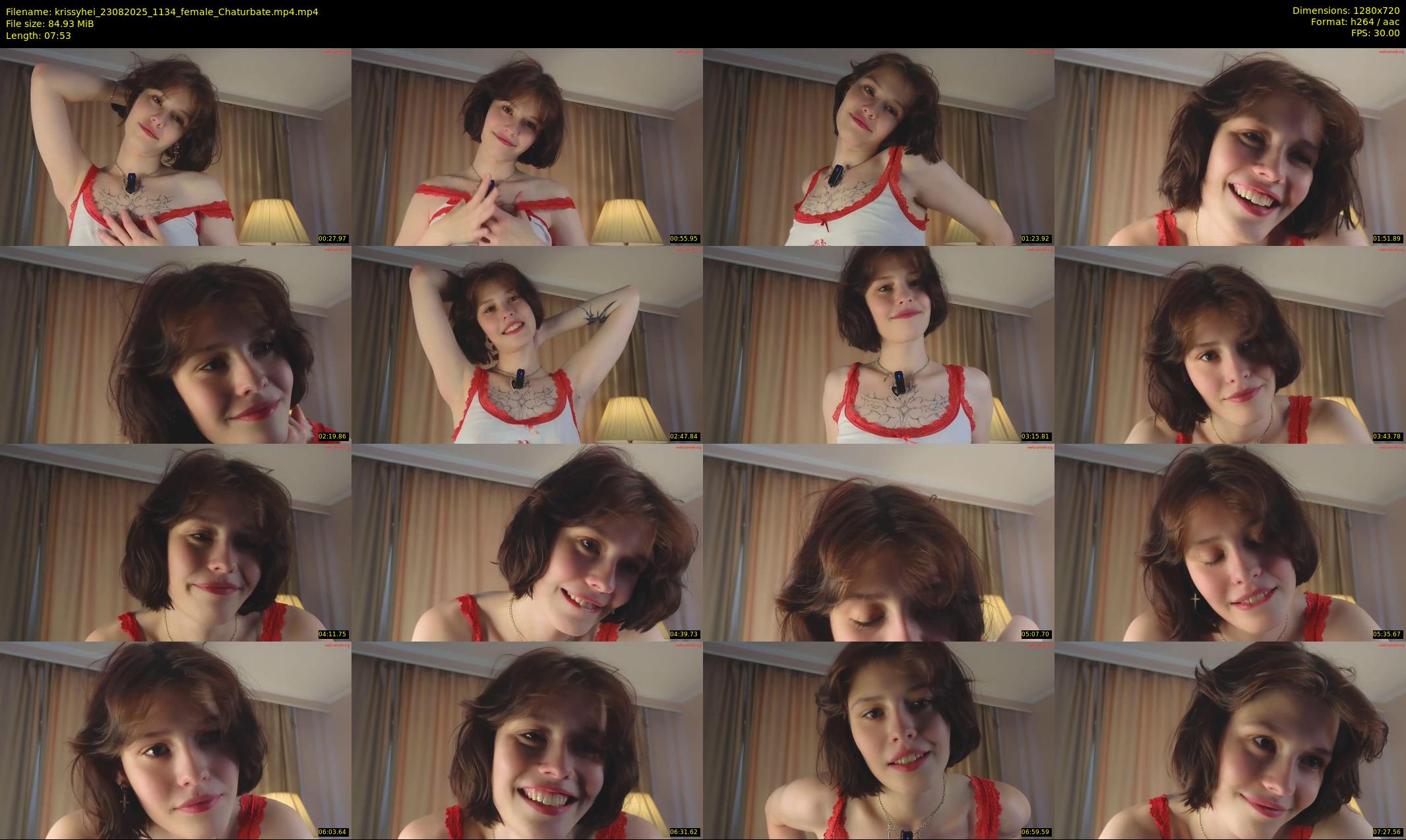 krissyhei — 8 minute Chaturbate female cam show recording, 720p, Aug 23, 2025