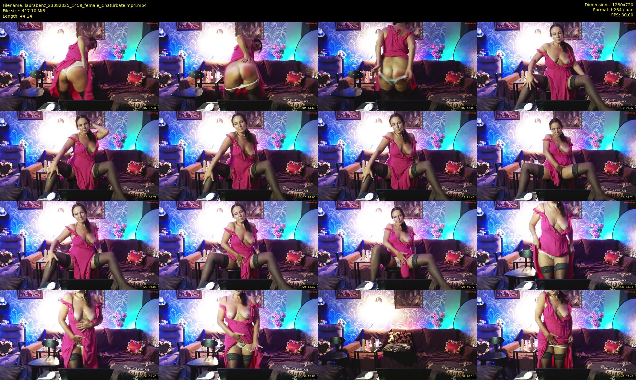 laurabenz — 45 minute Chaturbate female cam show recording, 720p, Aug 23, 2025