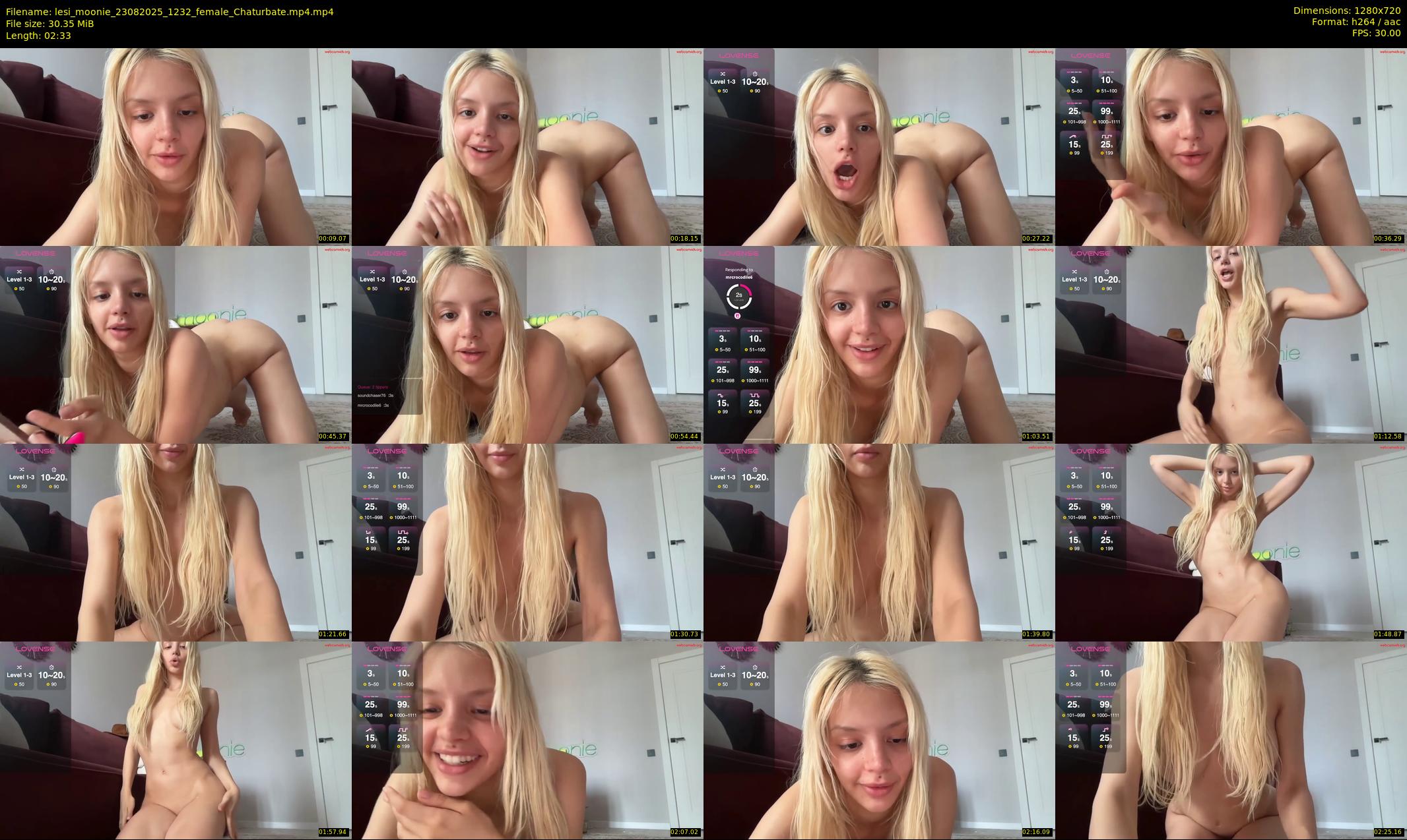lesi_moonie — 3 minute Chaturbate female cam show recording, 720p, Aug 23, 2025
