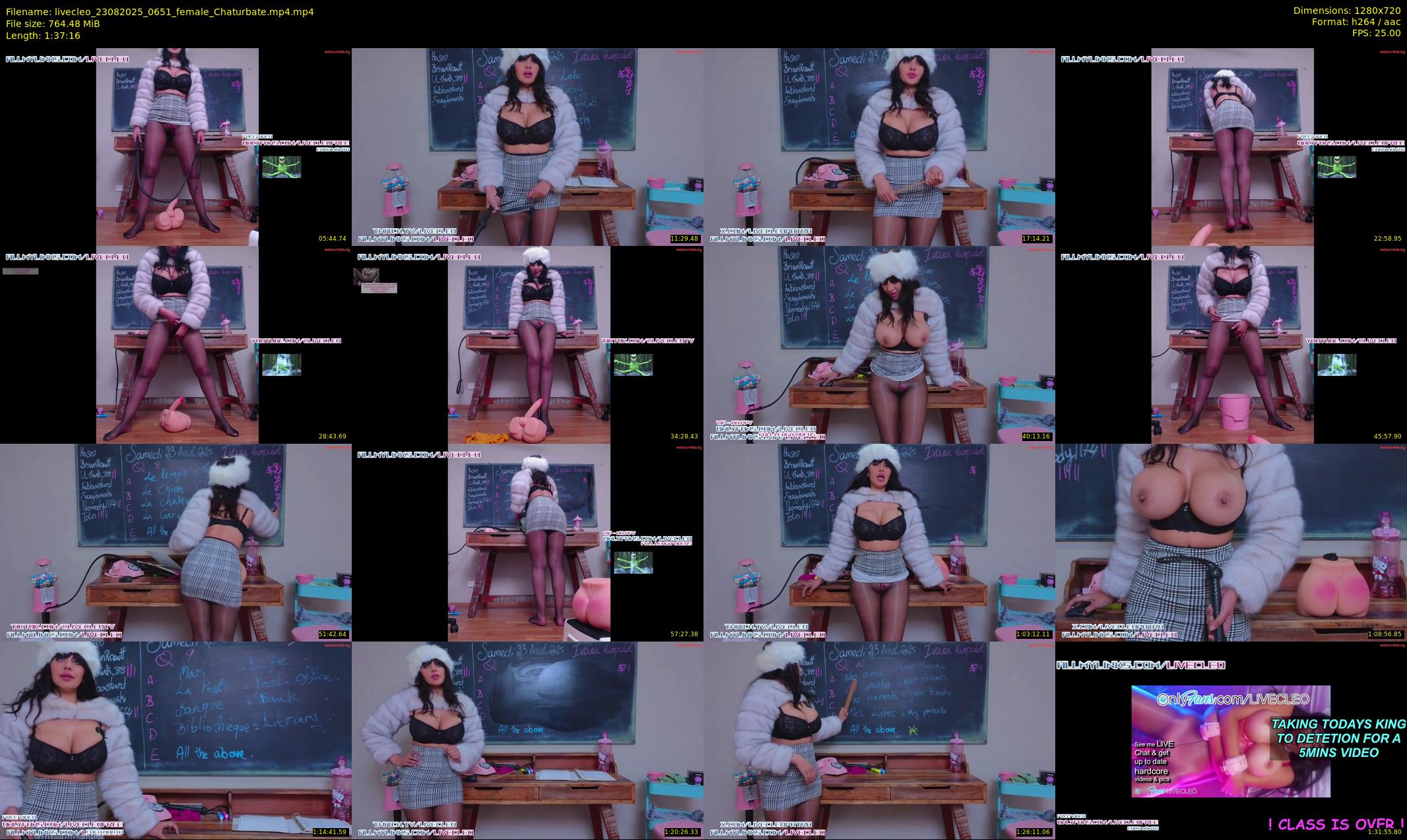livecleo — 98 minute Chaturbate female cam show recording, 720p, Aug 23, 2025