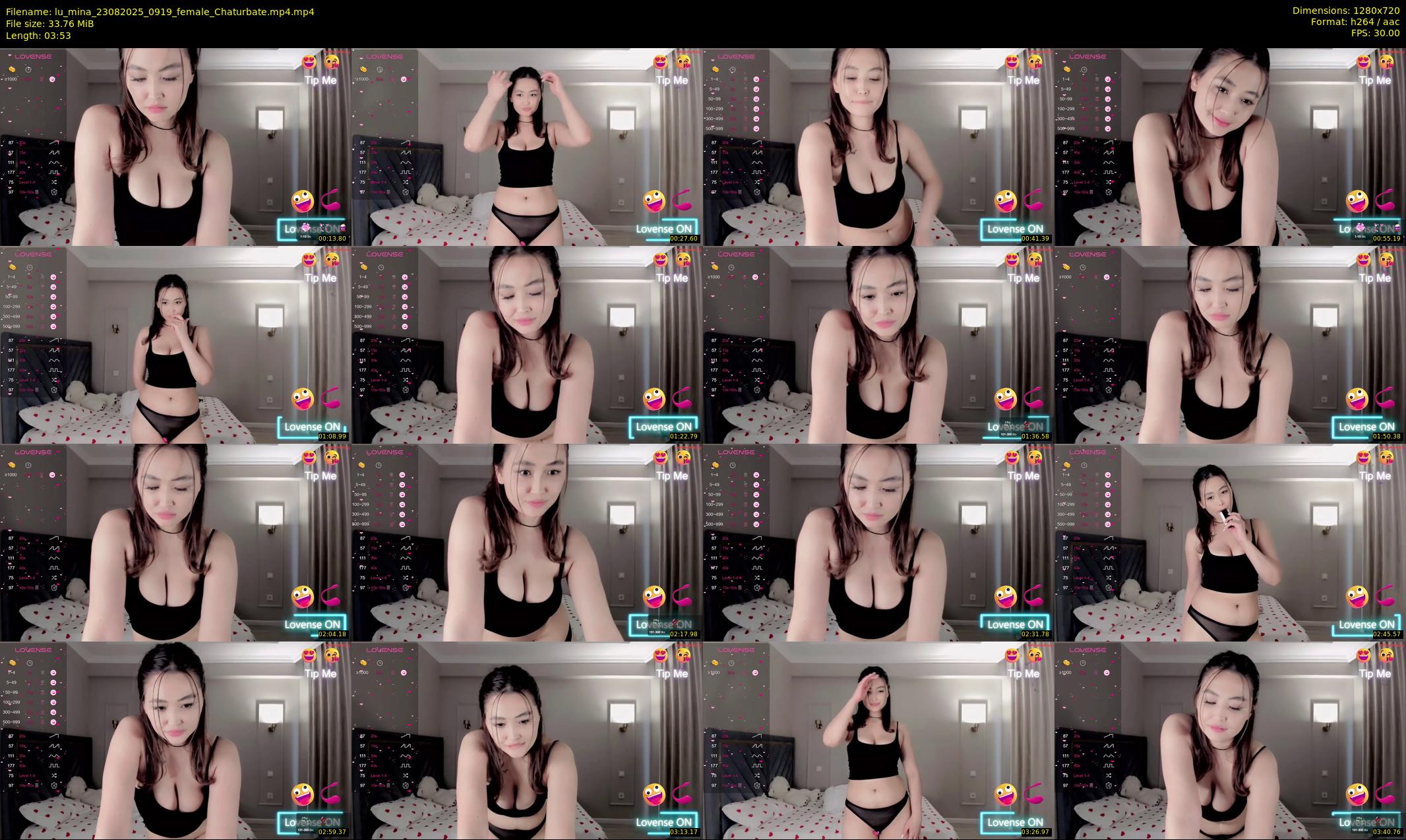 lu_mina — 4 minute Chaturbate female cam show recording, 720p, Aug 23, 2025
