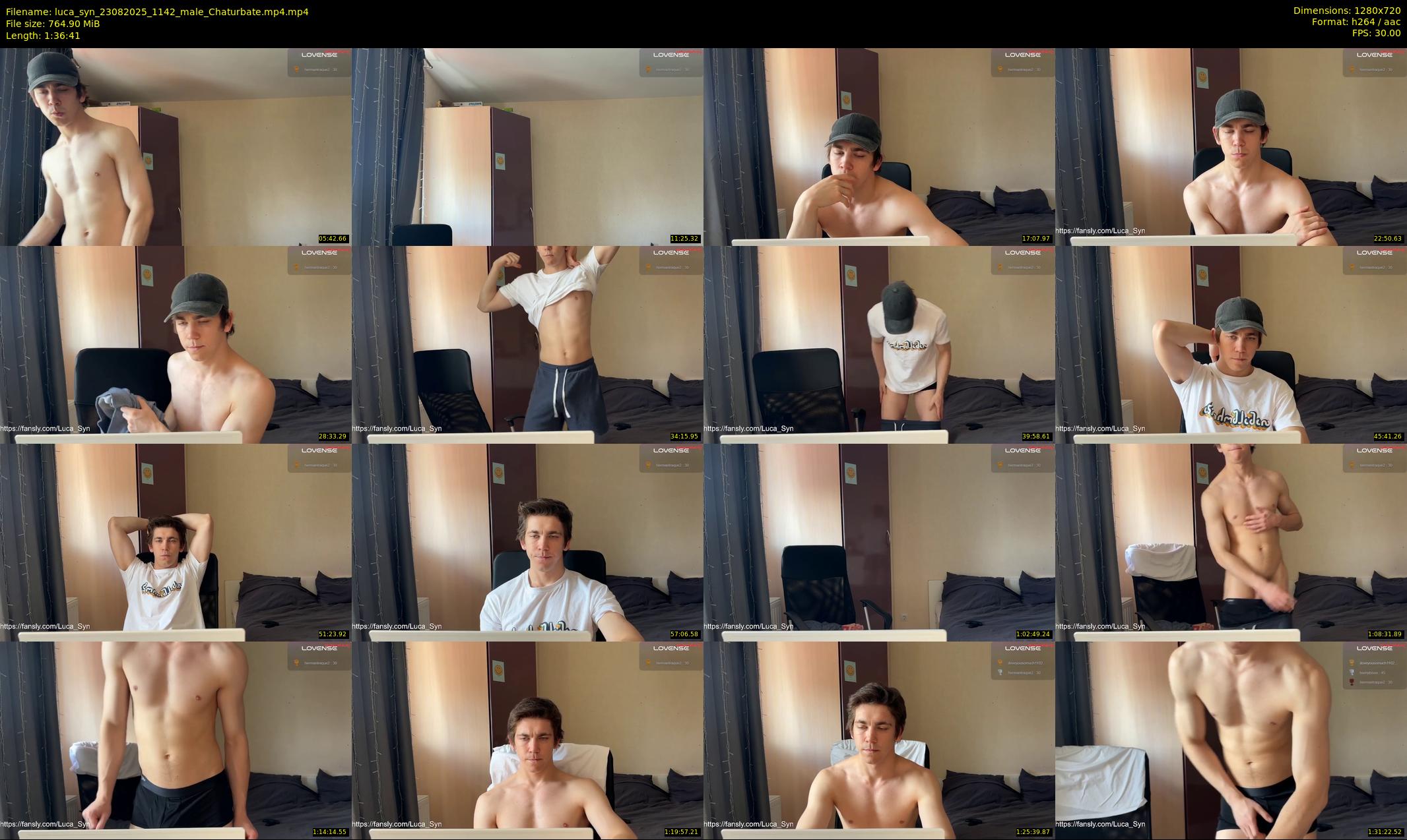 luca_syn — 97 minute Chaturbate male cam show recording, 720p, Aug 23, 2025