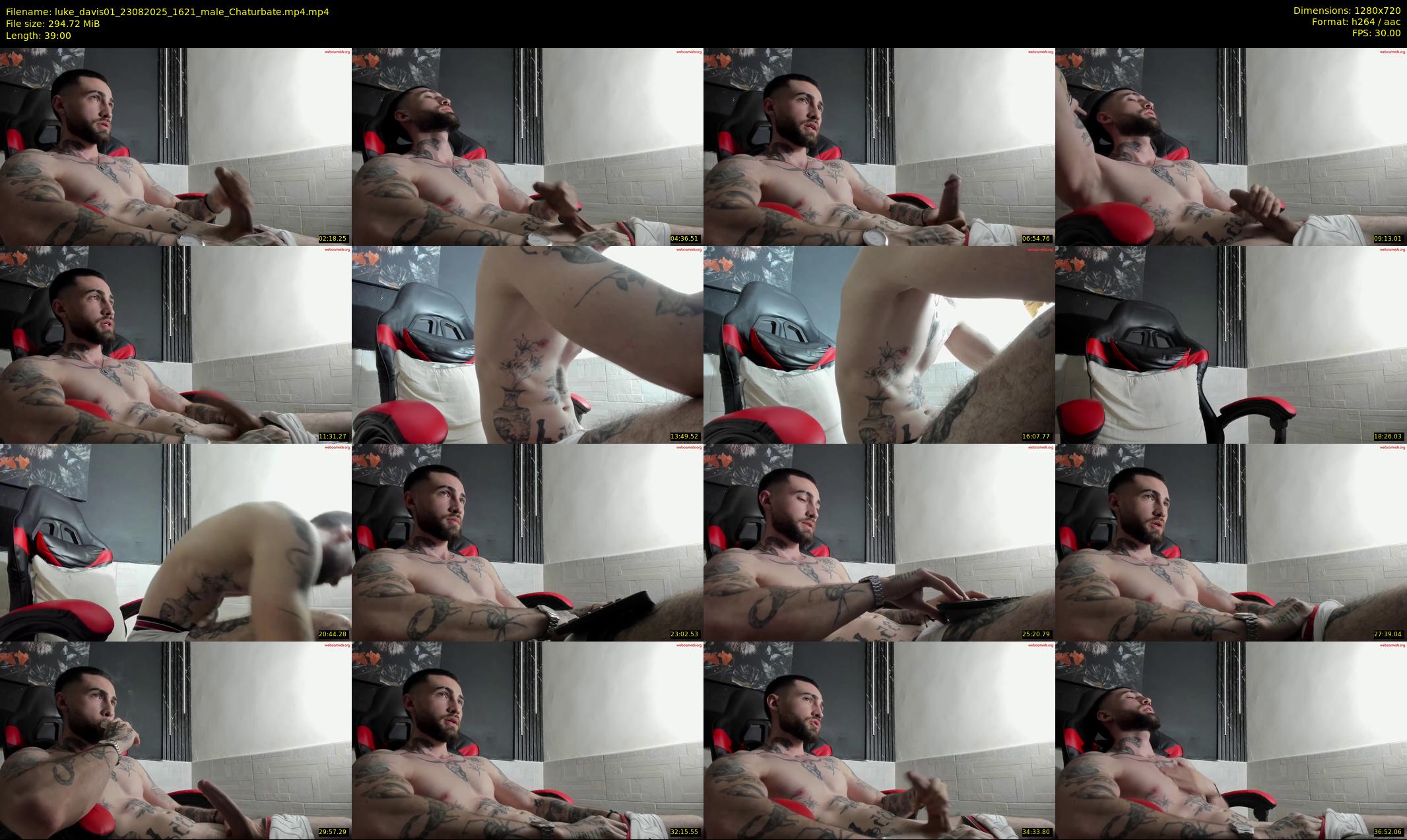 luke_davis01 — 39 minute Chaturbate male cam show recording, 720p, Aug 23, 2025