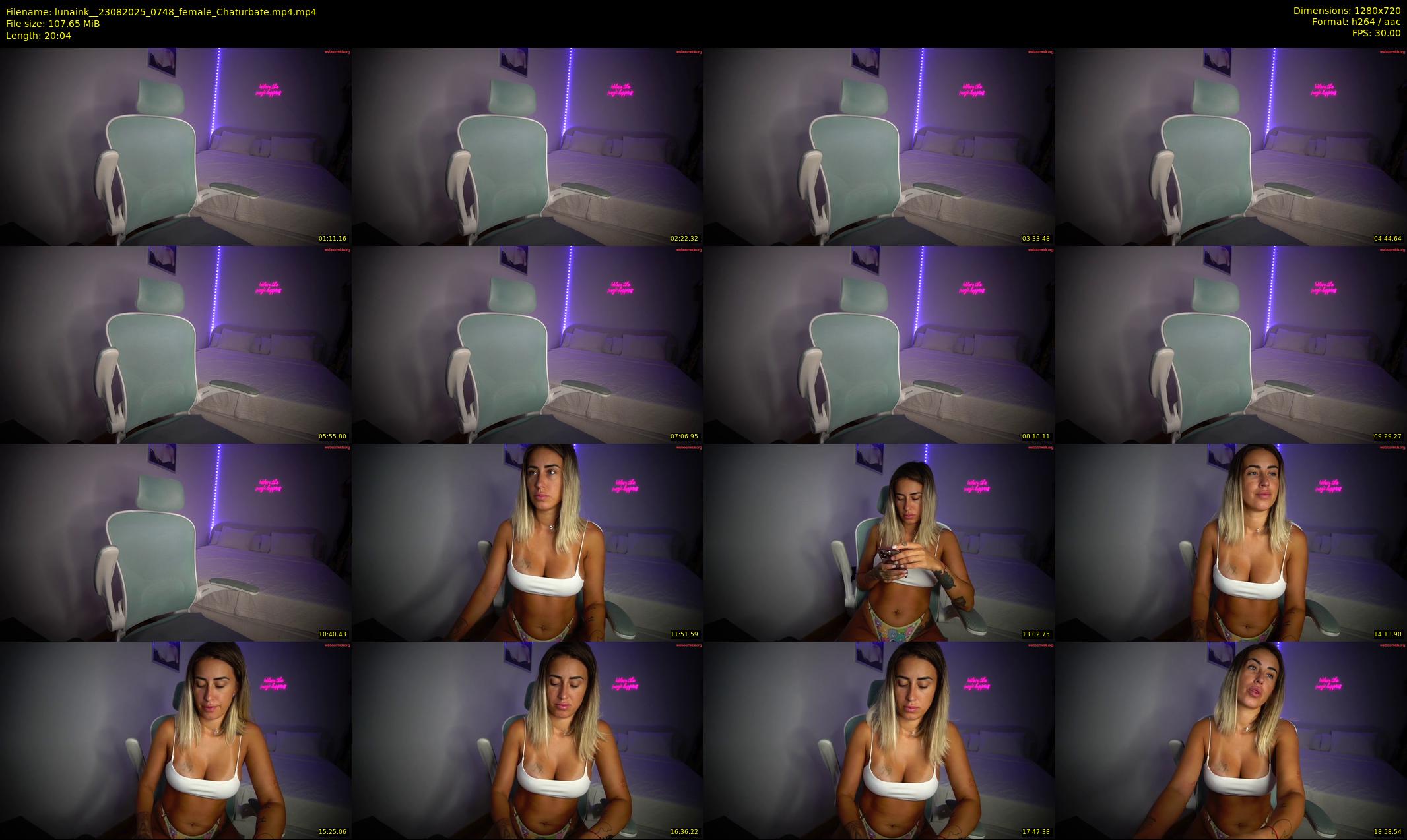 lunaink_ — 21 minute Chaturbate female cam show recording, 720p, Aug 23, 2025
