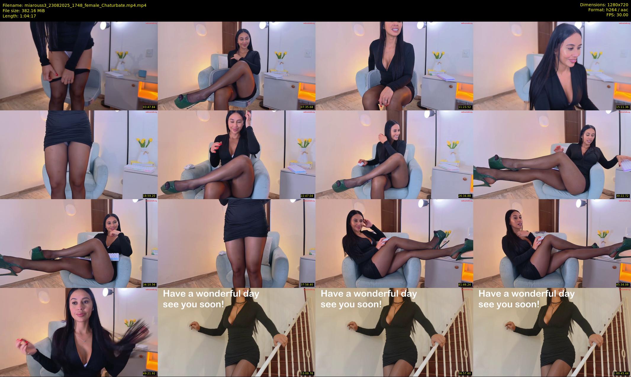 miarouss3 — 65 minute Chaturbate female cam show recording, 720p, Aug 23, 2025