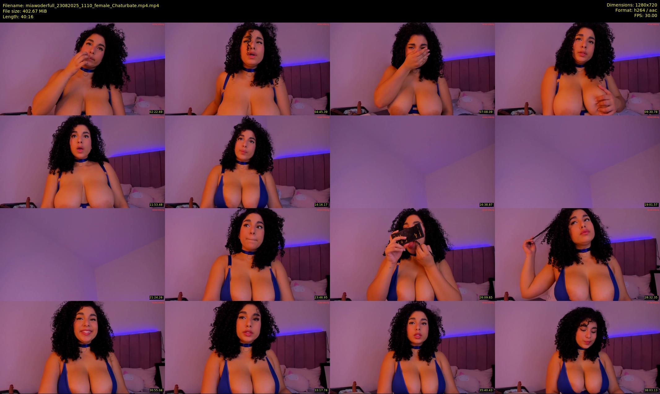 miawoderfull — 41 minute Chaturbate female cam show recording, 720p, Aug 23, 2025