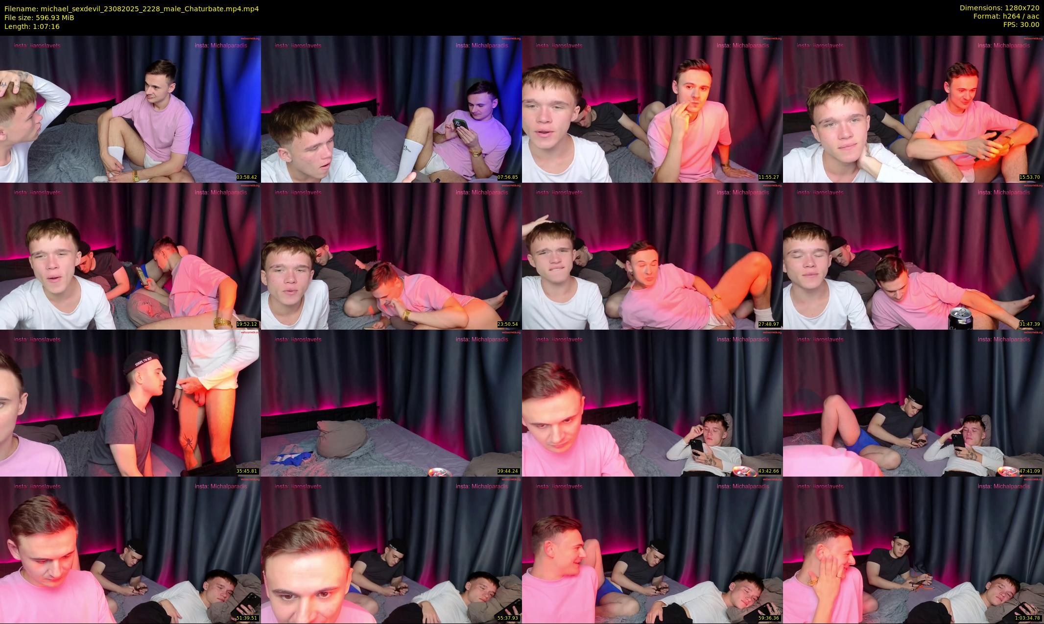 michael_sexdevil — 68 minute Chaturbate male cam show recording, 720p, Aug 23, 2025