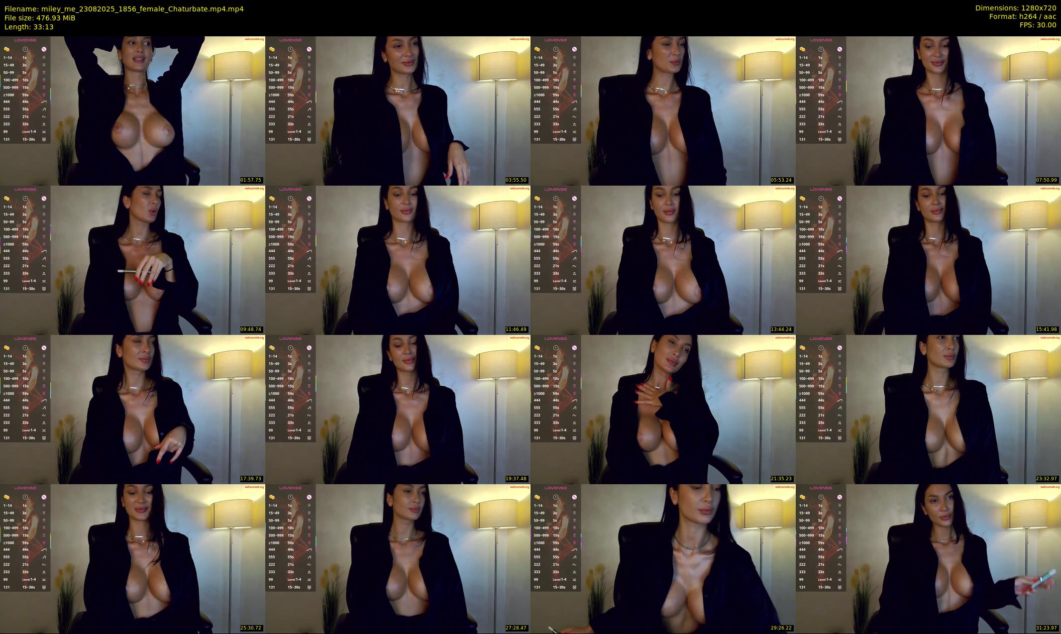 miley_me — 34 minute Chaturbate female cam show recording, 720p, Aug 23, 2025