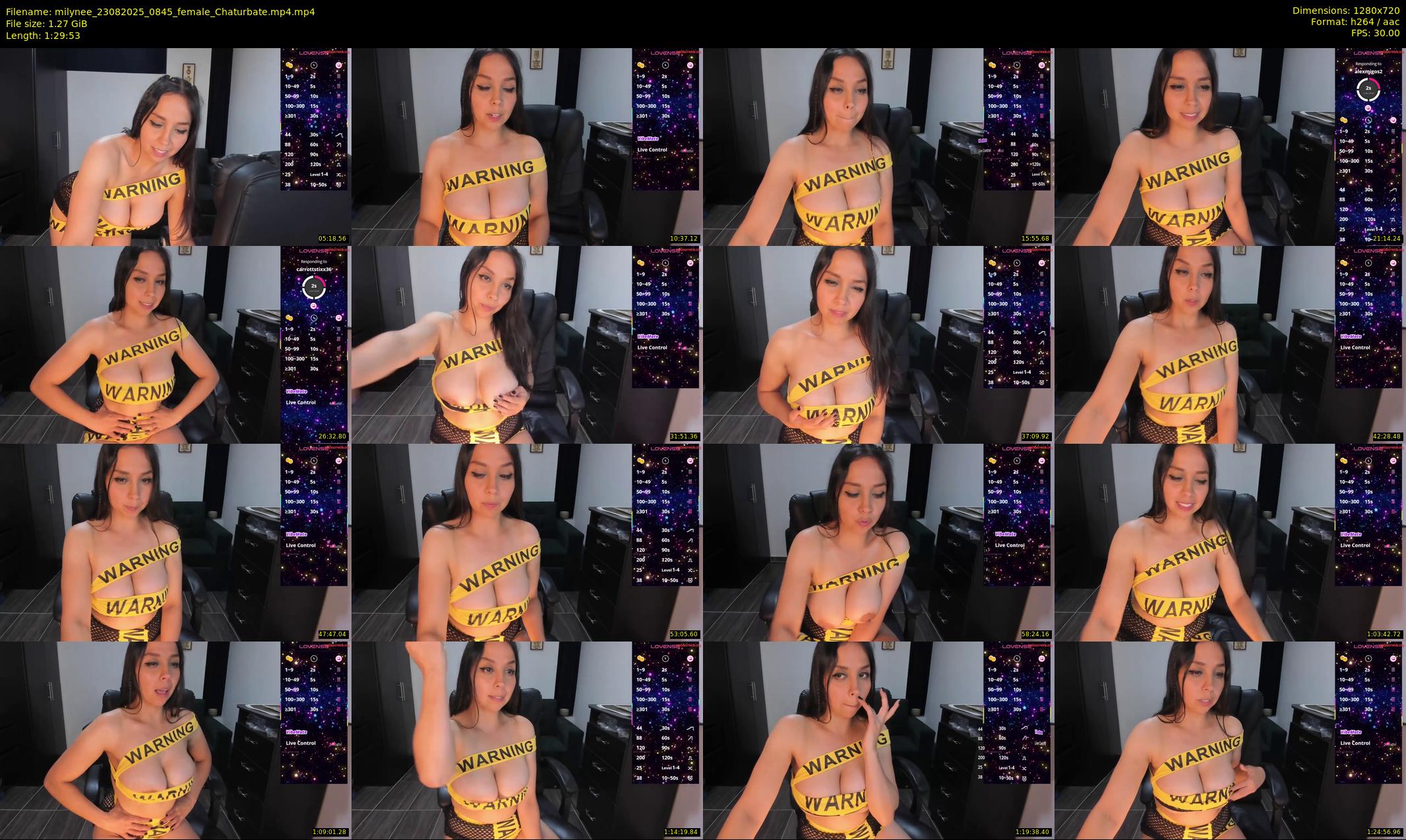 milynee — 90 minute Chaturbate female cam show recording, 720p, Aug 23, 2025