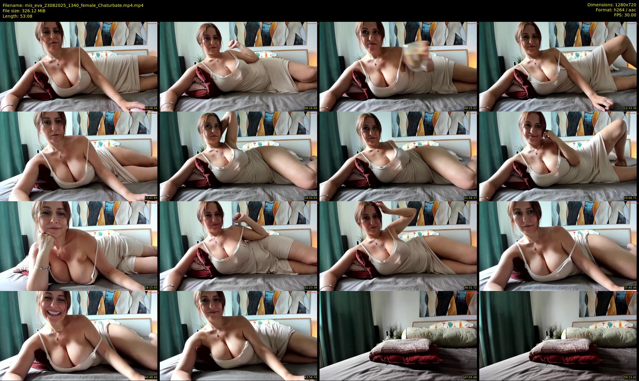 mis_eva — 54 minute Chaturbate female cam show recording, 720p, Aug 23, 2025