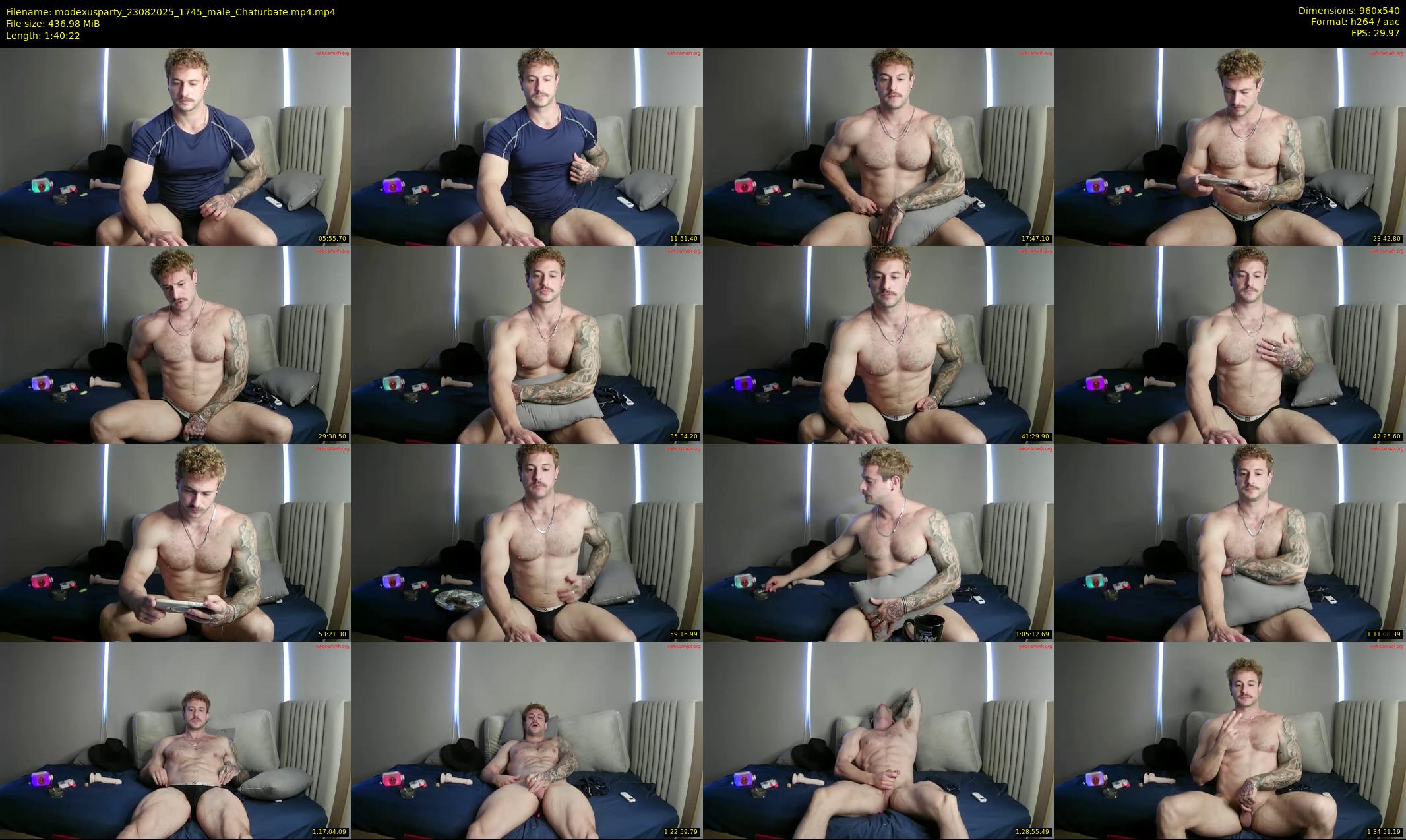 modexusparty — 101 minute Chaturbate male cam show recording, 480p, Aug 23, 2025