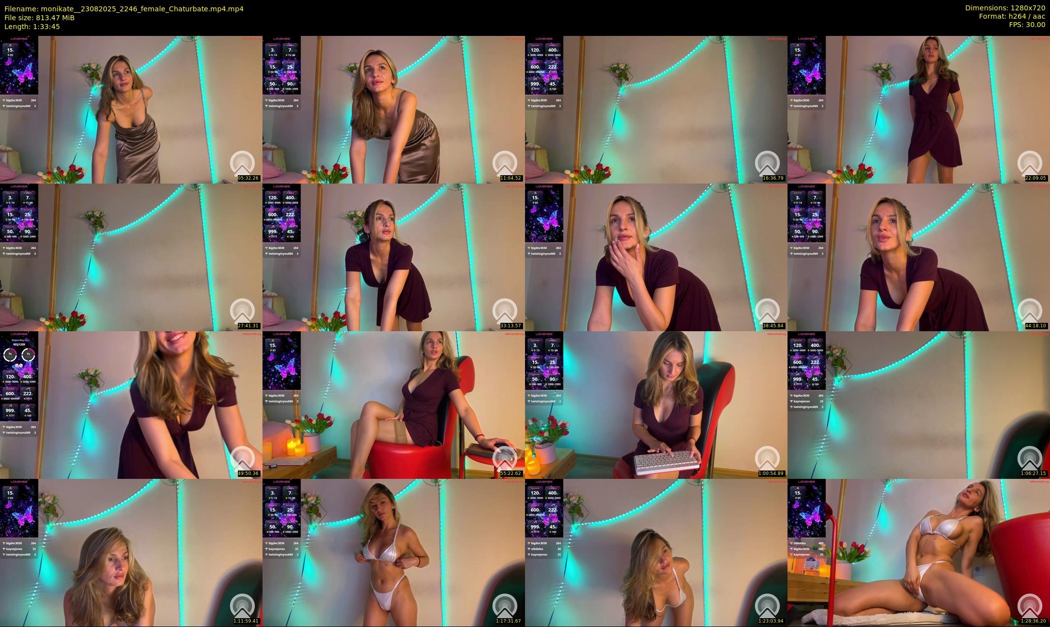 monikate_ — 94 minute Chaturbate couple cam show recording, 720p, Aug 23, 2025