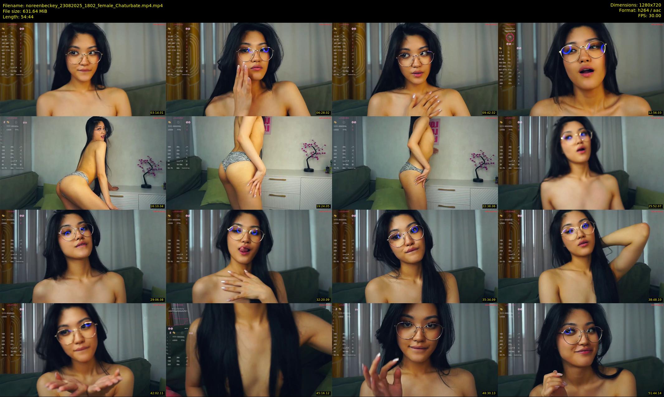 noreenbeckey — 55 minute Chaturbate female cam show recording, 720p, Aug 23, 2025