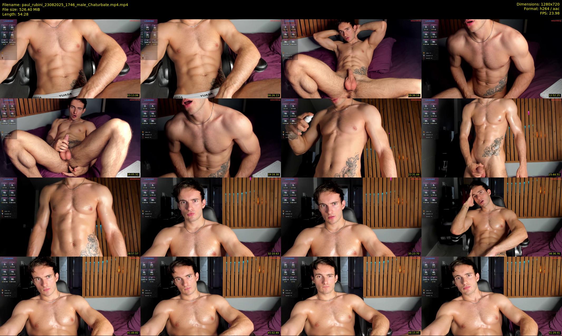 paul_rubini — 55 minute Chaturbate male cam show recording, 720p, Aug 23, 2025